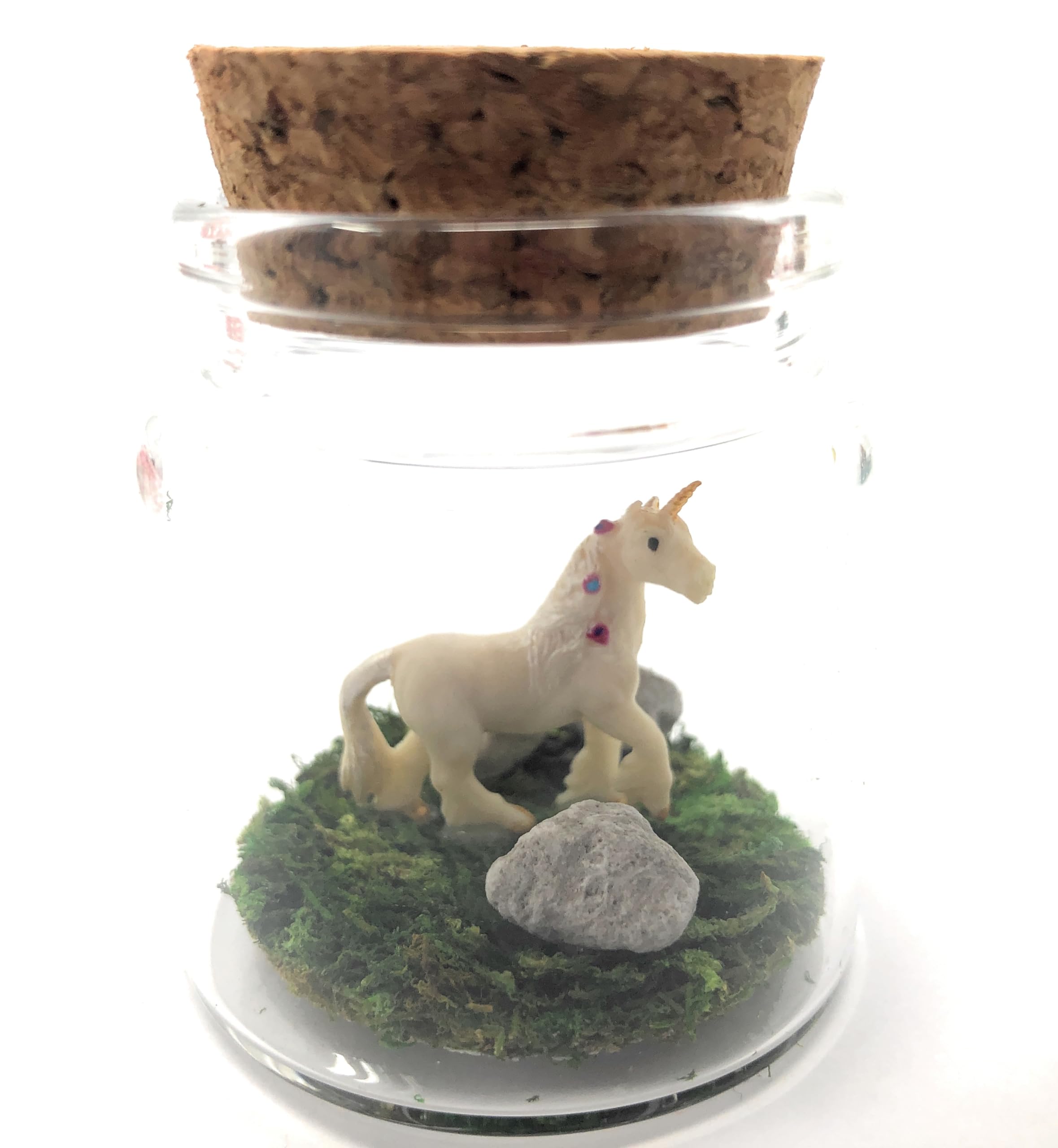 Mini Unicorn Desk Pet - White with Adoption Certificate - Cute Novelty Desk Decor for Office, Home & School - Perfect Gift for Unicorn Lovers & Desk Organization