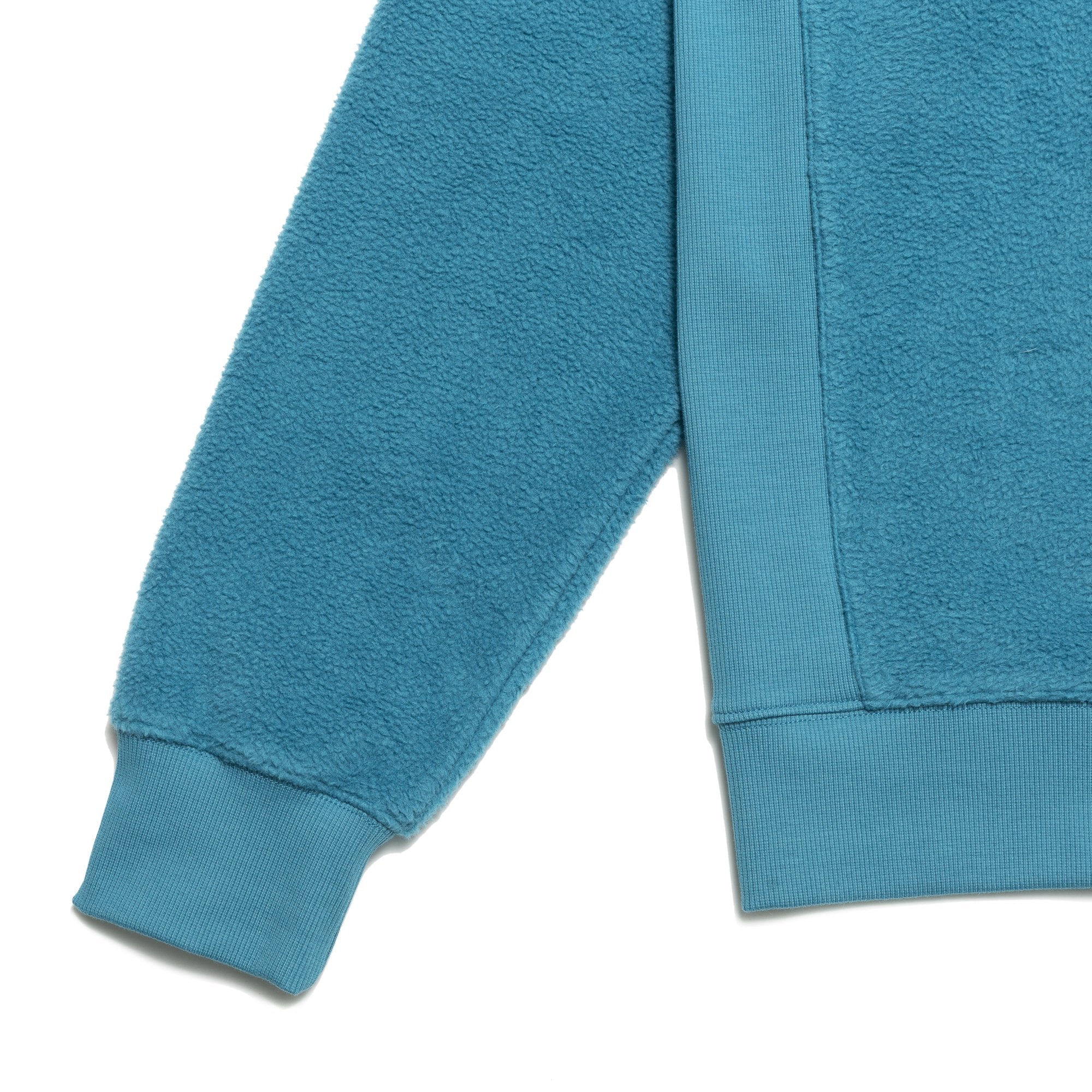 Chrystie NYC PRM Reversed Fleece Crewneck Sweatshirt - Teal Green | Cozy & Stylish Unisex Pullover for Casual Wear & Loungewear
