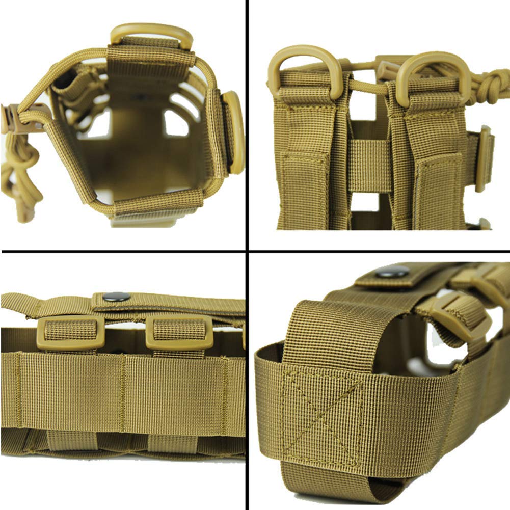 Tactical Water Bottle Holder - MOLLE Pouch for Outdoor & Hiking