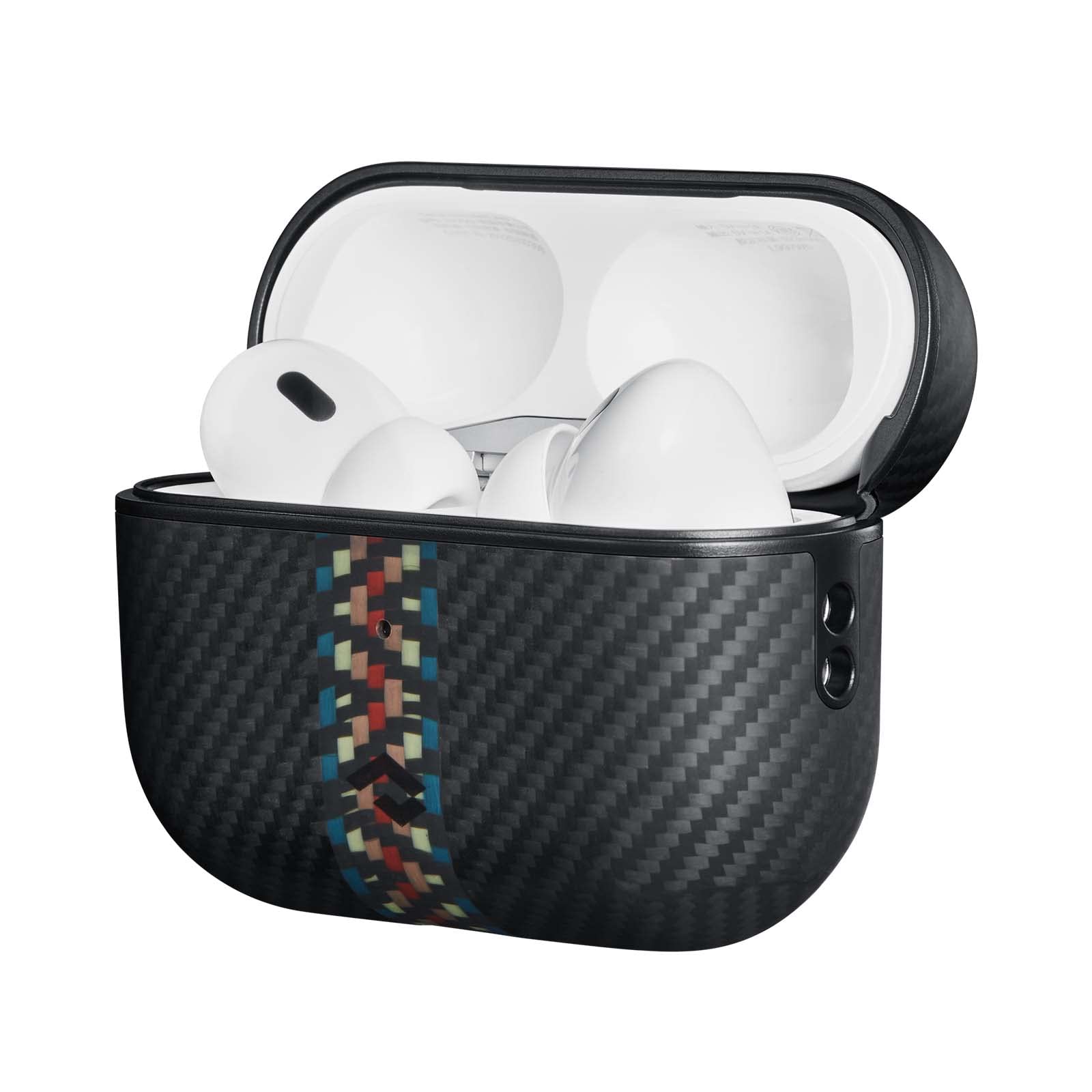 PITAKA Magnetic Shockproof AirPods Pro 2 Case (2022) - 600D Aramid Fiber Protective Cover with MagSafe Compatibility | Durable Fusion Weaving Design | Perfect for Gym, Travel & Everyday Use