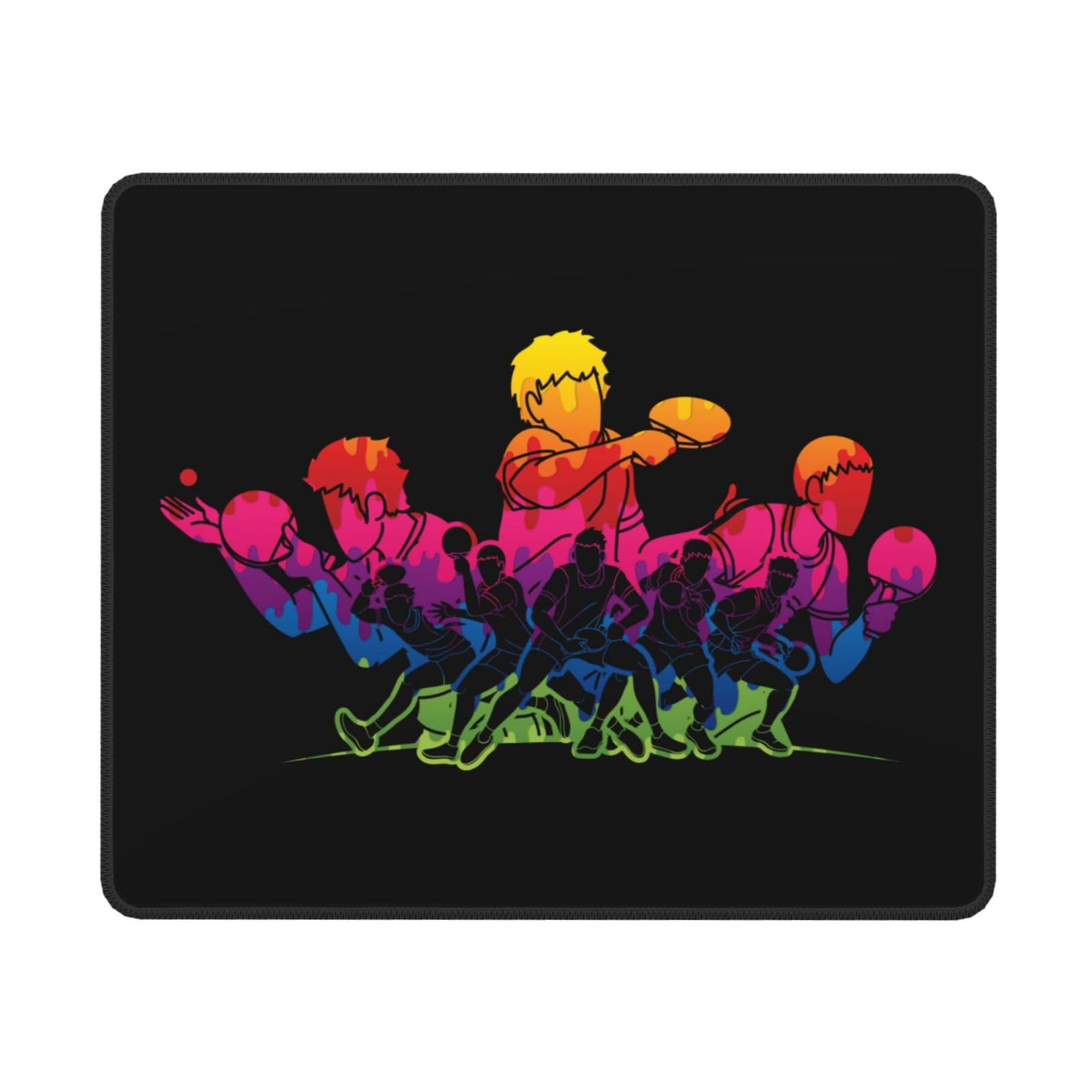 SIYTUAU Table Tennis Team Mouse Pad - 10x12 Inch Waterproof Non-Slip Rubber Gaming Mouse Pad for Laptop & Office Use | Perfect for Esports, Work, and Home Computer Setup