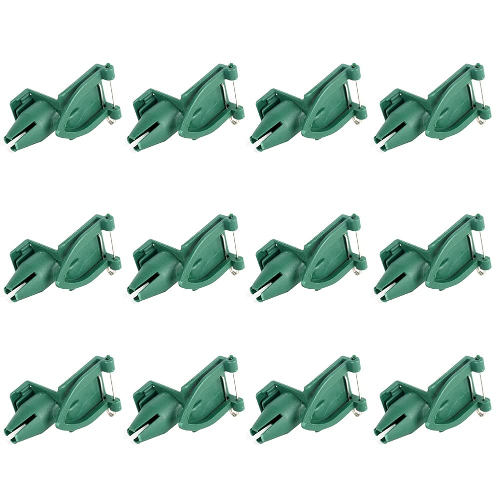 25-Piece Plastic Corsage Safety Pins for Weddings - Boutonniere, Brooch & Buttonhole Flower Clips - Secure Corsage Breastpins for Prom, Bridal Party & Formal Events (Green)