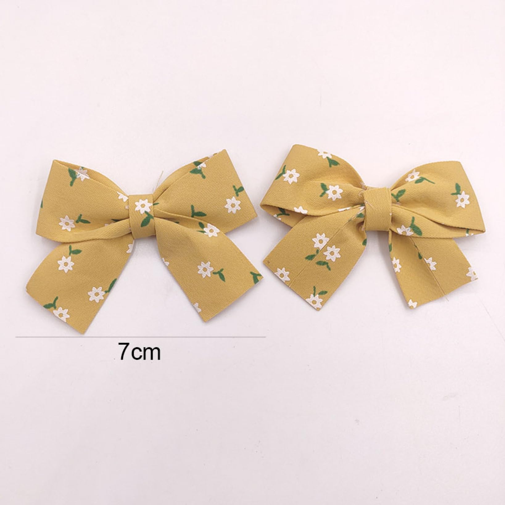 10 Pcs Fabric Bow Knot Appliques with Flowers - Small Floral Bows Elegant Patches for DIY Hair Clips, Headbands, Baby Clothes & Scrapbooking - Perfect for Wedding, Party & Craft Projects