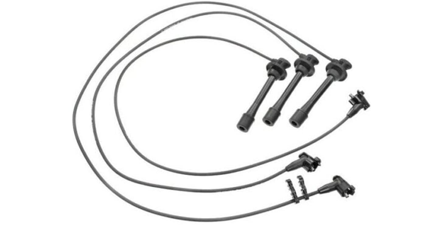 Ignition Coil Pack & Spark Plug Wire Set Replacement for Toyota Tacoma Tundra 4Runner T100 3.4L V6 (1996-2004) - Compatible with 90919-02212 - Durable Engine Performance Parts for Off-Roading & Daily Driving