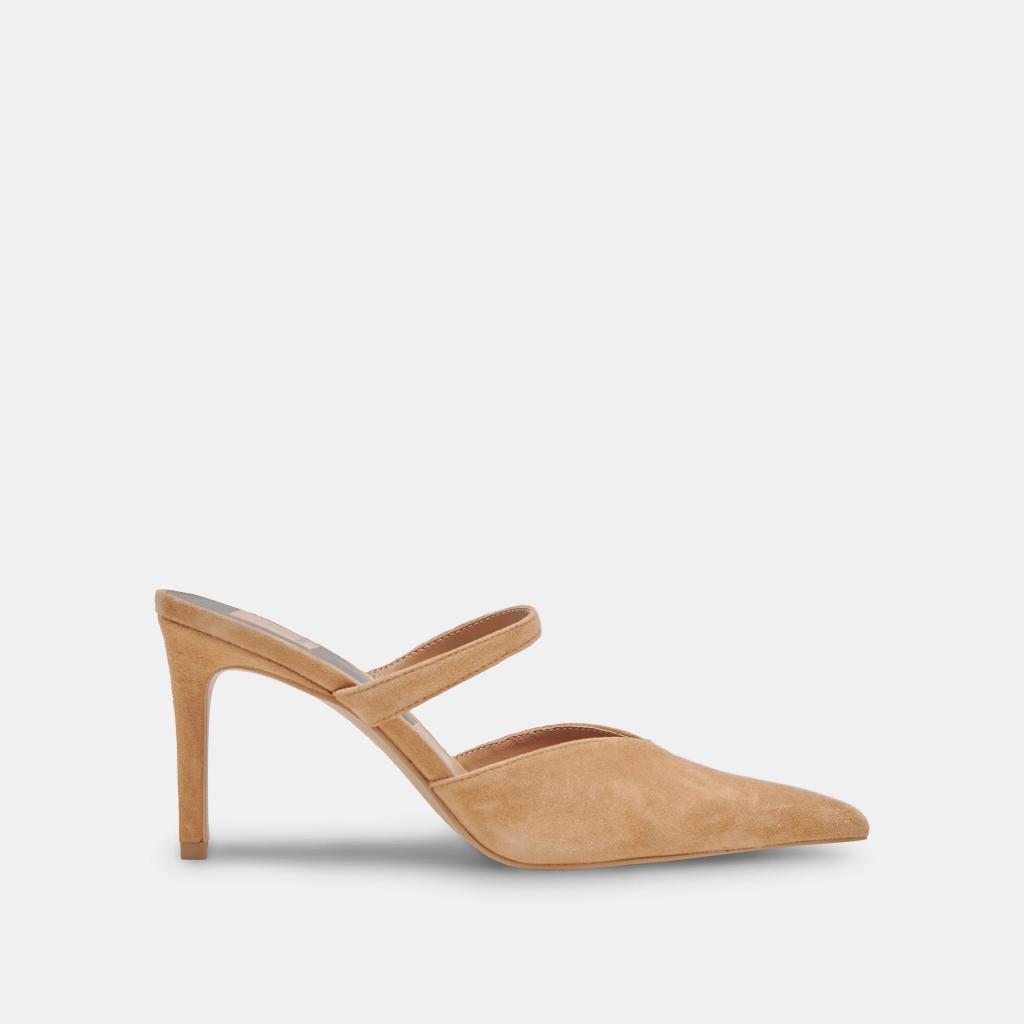 KANIKA Women's Tan Suede High Heels - Stylish & Comfortable Dress Shoes for Parties, Weddings & Evening Events