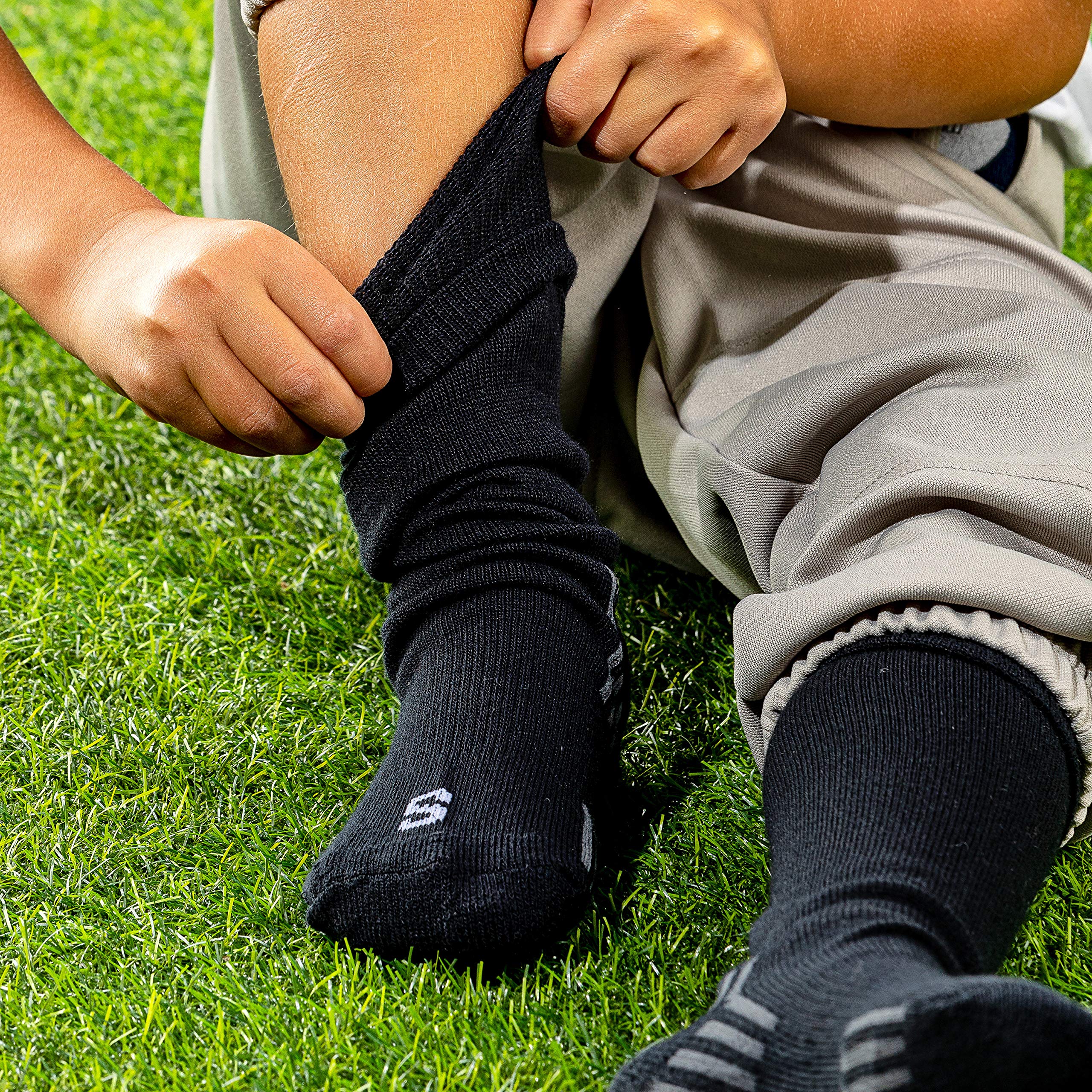 Franklin Sports Youth Baseball & Softball Knee Socks for Kids - Moisture Wicking Athletic Socks for Boys & Girls - Perfect for Baseball Games, Softball Practice & Youth Sports Activities