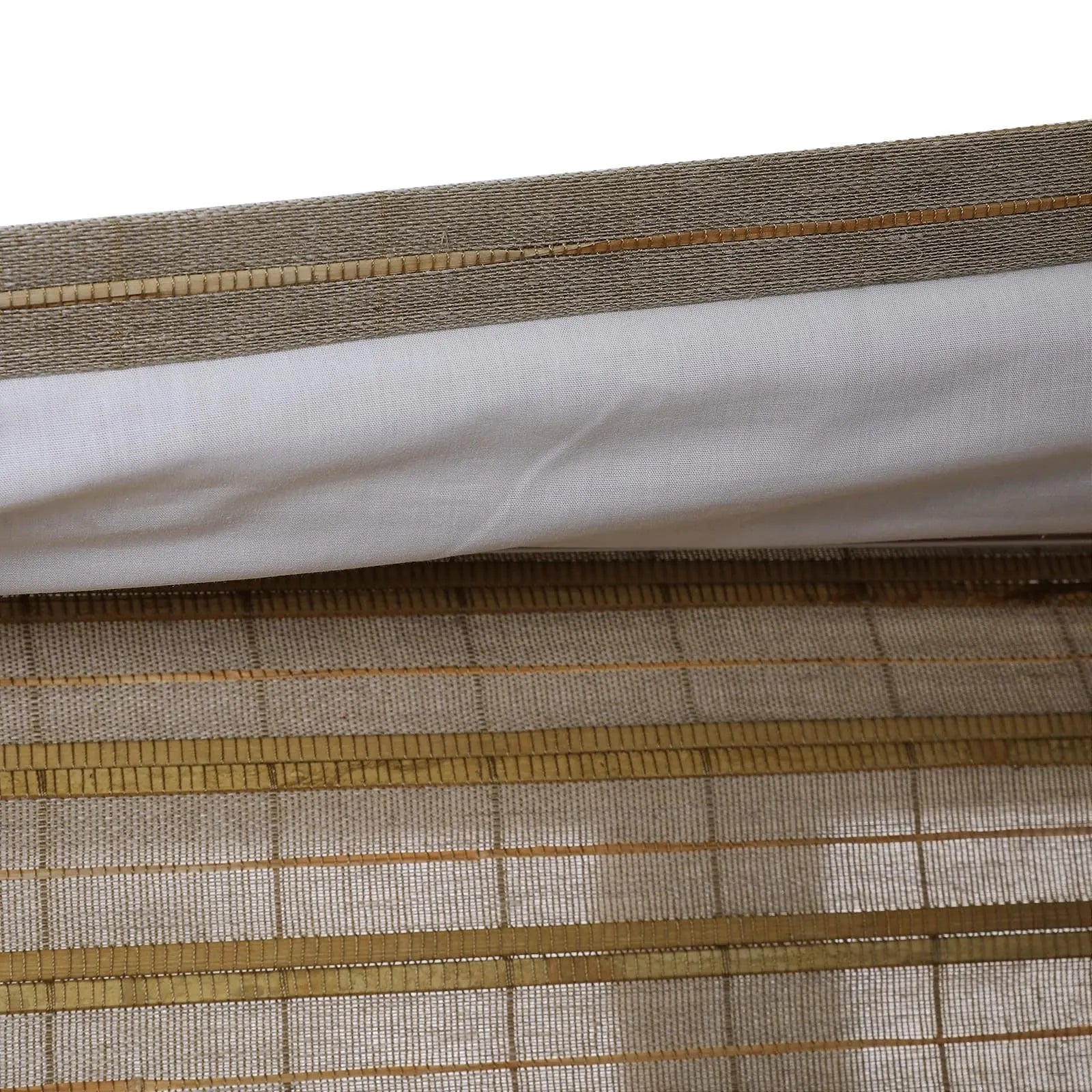Natural Flax Bamboo Woven Window Shade | Eco-Friendly Rattan Blinds for Home & Office | Perfect for Living Room, Bedroom, and Patio Privacy