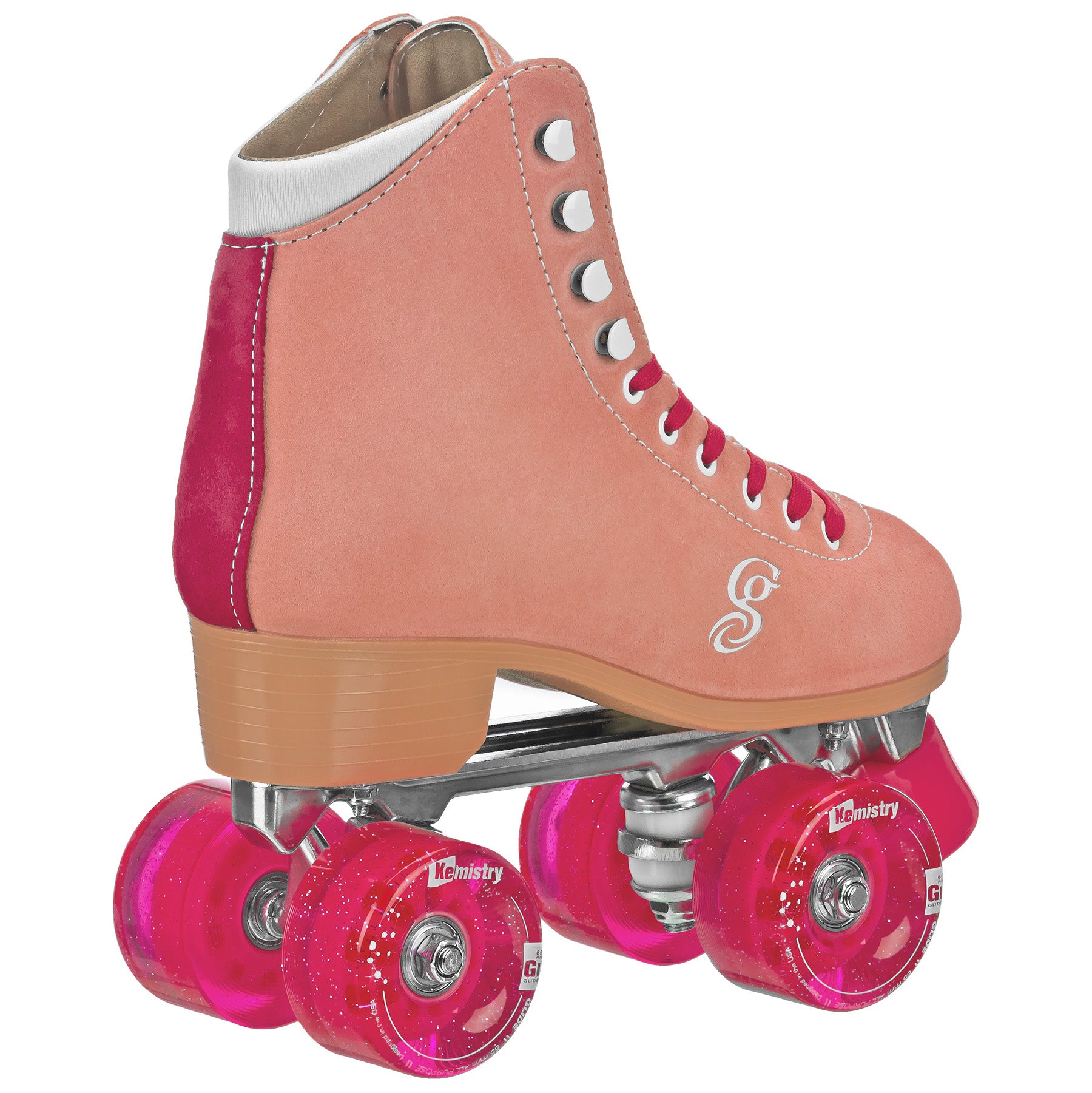 Candi Grl Carlin Quad Roller Skates for Women - Adjustable Outdoor & Indoor Roller Skates with Light-Up Wheels - Perfect for Rink, Park, and Street Skating