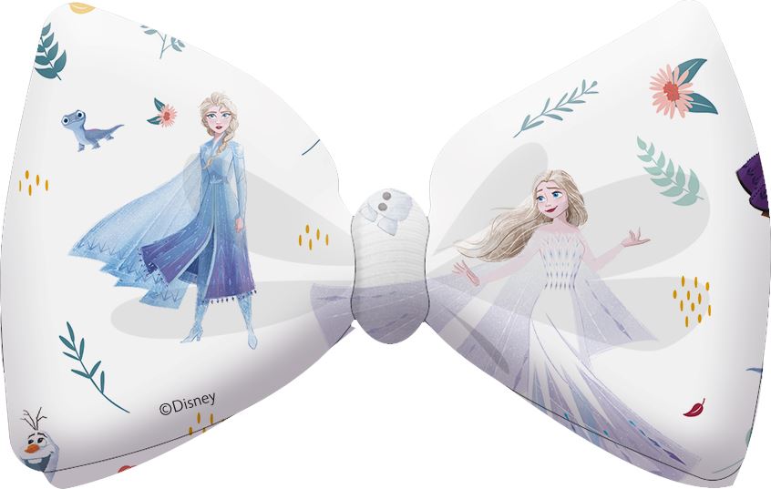 2-Piece Olaf Hair Bow Set for Girls - Frozen Themed Hair Accessories for Parties, Cosplay & Everyday Wear
