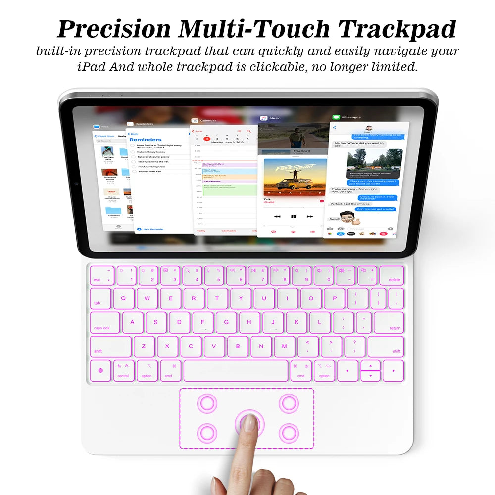 2024 iPad Pro 11-inch with Magic Keyboard - LCD Multi-Touch Display & Trackpad | Perfect for Work, Study & Creative Projects