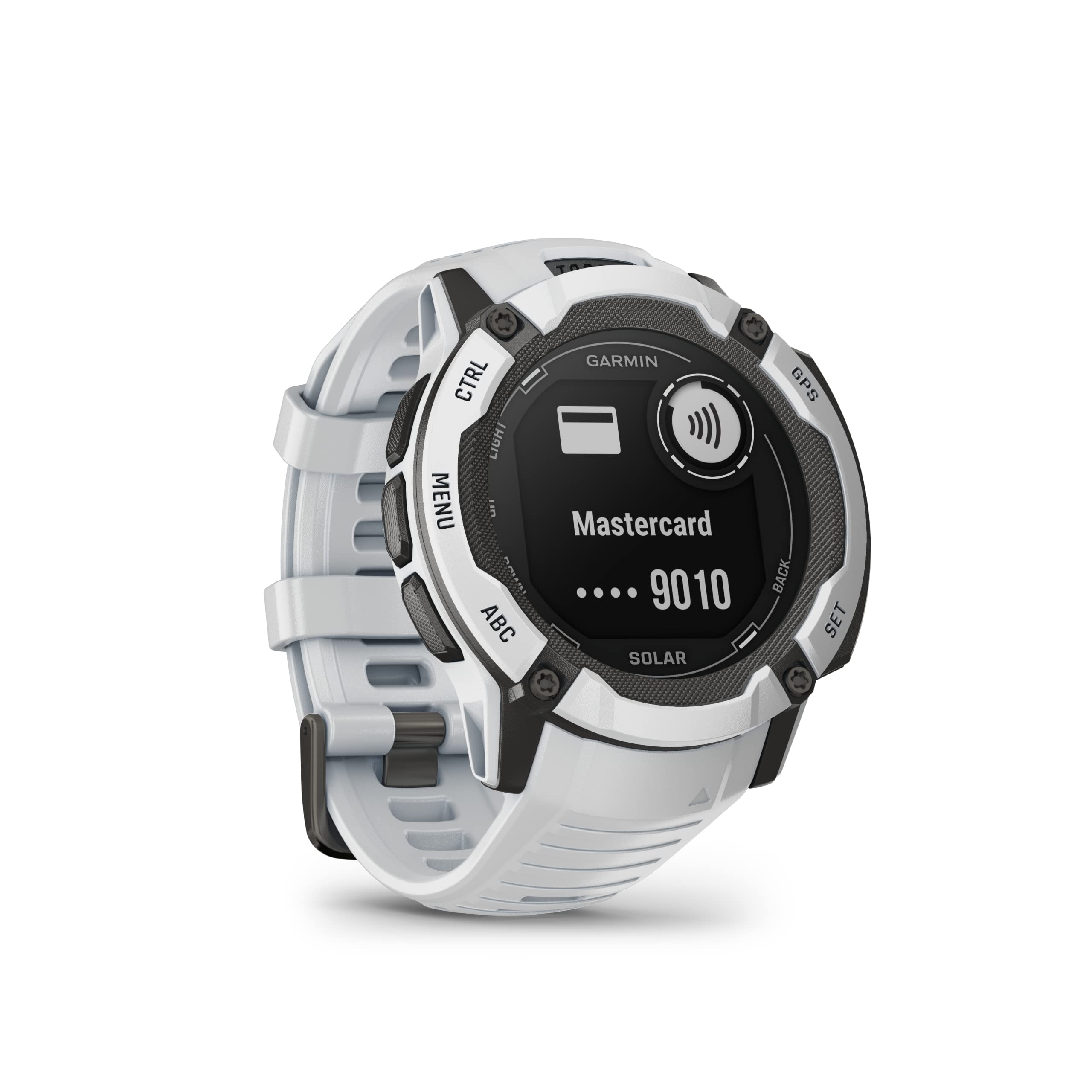Garmin Instinct 2X Solar - Rugged GPS Smartwatch with Built-in Flashlight & Solar Charging | Multi-Band GNSS Support | Whitestone Color | Perfect for Hiking, Running & Outdoor Adventures