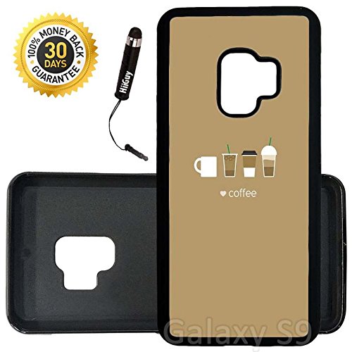 Custom Galaxy S9 Case with Stylus - Ultra Slim Edge-to-Edge Rubber Cover in Minimalist Black | Lightweight Shockproof Protection | Perfect for Daily Use, Office Work & Travel Accessories by Innosub