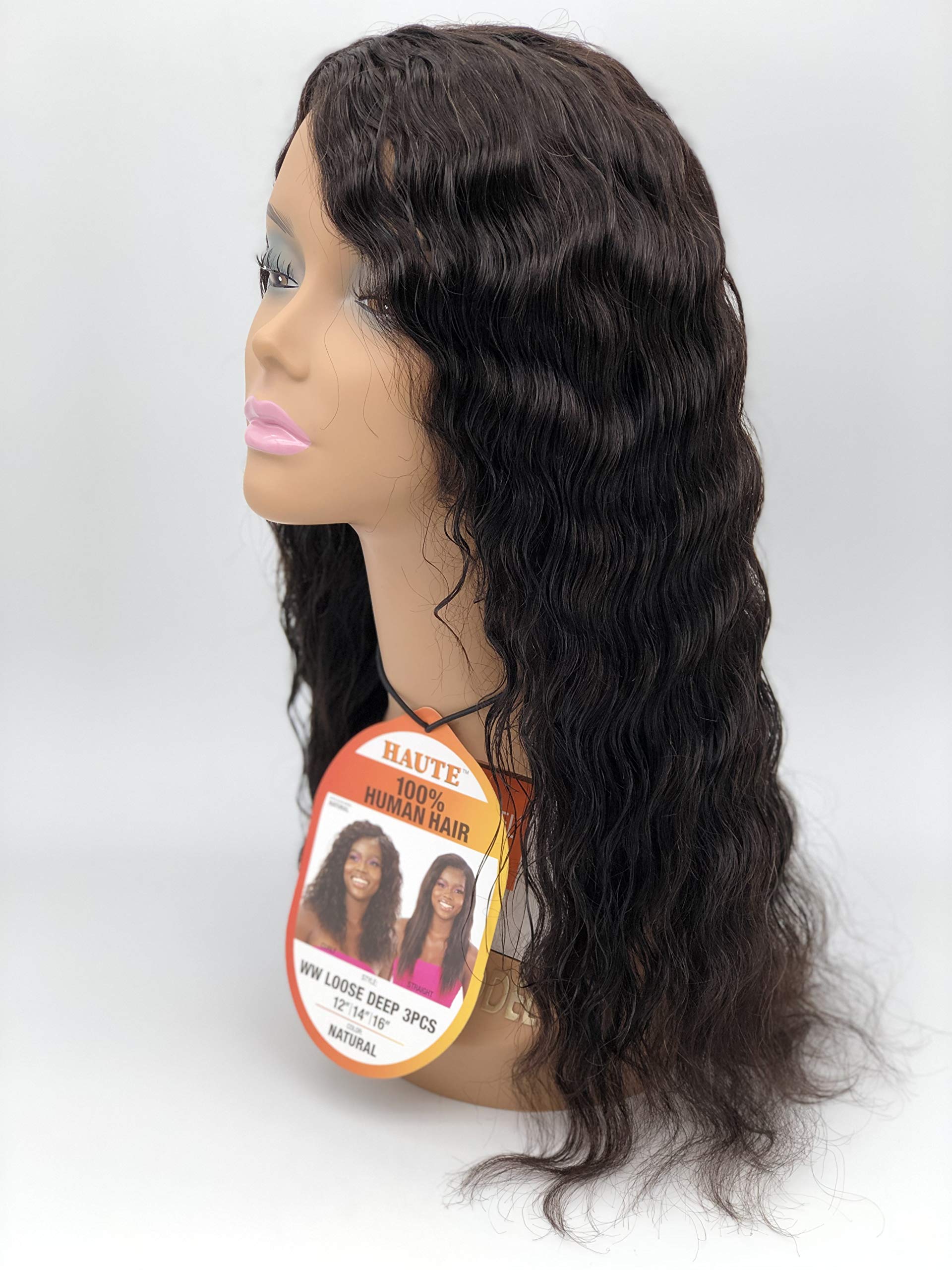 100% Natural Virgin Human Hair Wet & Wavy Bundle - 18