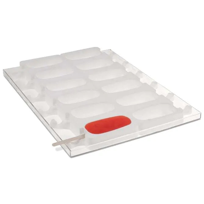 12-Cavity Silicone Pop Mold Tray - Perfect for DIY Candy, Chocolate, Soap & Ice Cube Making - BPA-Free & Reusable