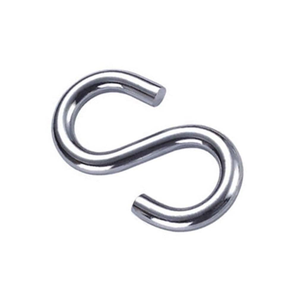 Schwank 'S' Hooks (JL 0798 SH) - Heavy Duty Stainless Steel Hanging Hooks for Garage, Kitchen, and Outdoor Organization