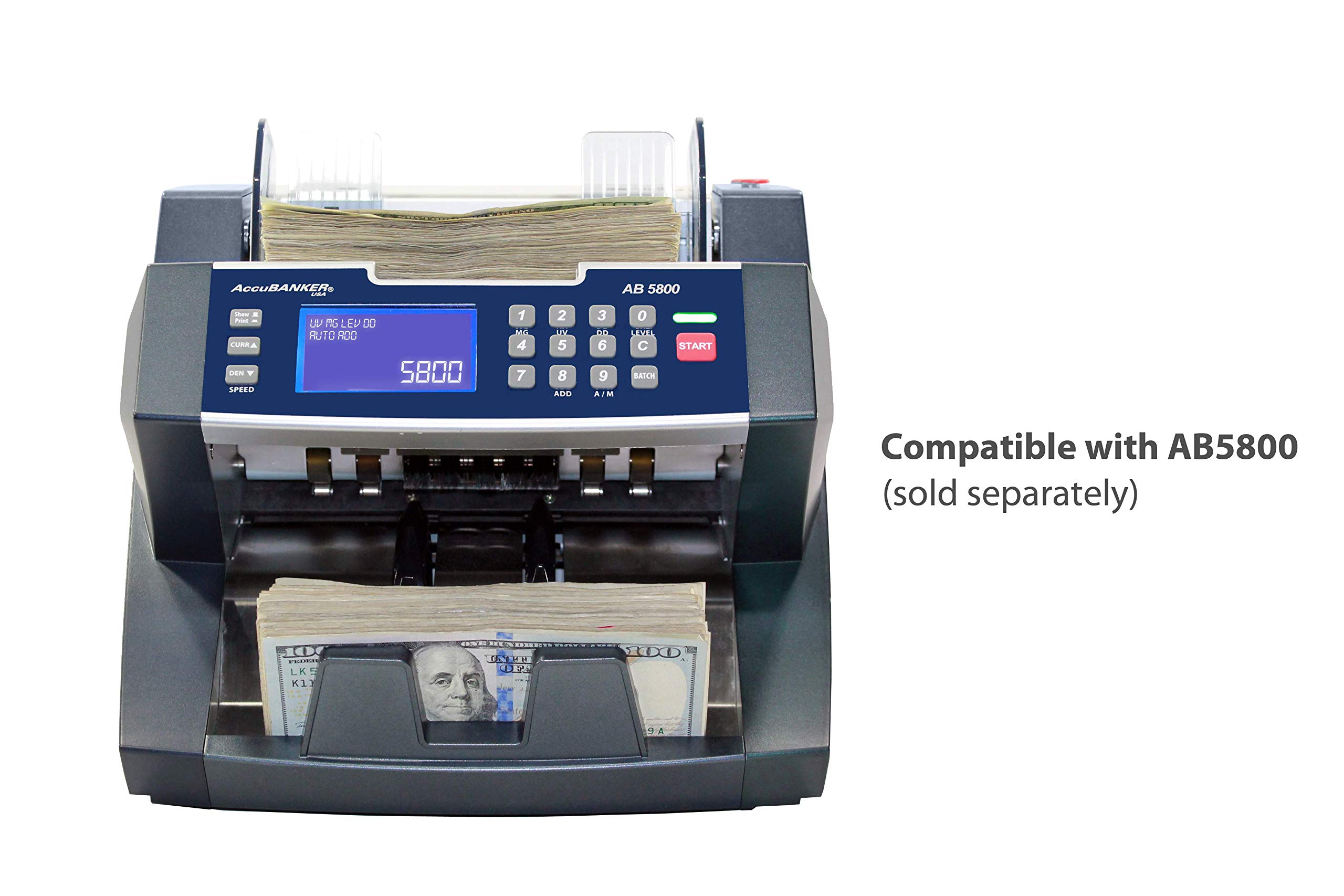 AccuBANKER MP20-58 Thermal Printer for AB5800 Bill Counter - Fast, Quiet Money Counter Printer with Compact Design | Prints Verified Bill Reports | Compatible with AB5800 | Ideal for Banks, Retail Stores & Cash Handling Businesses