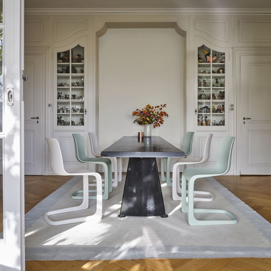 Vitra Evo C Chair by Jasper Morrison - Modern Ergonomic Dining Chair for Home & Office Use
