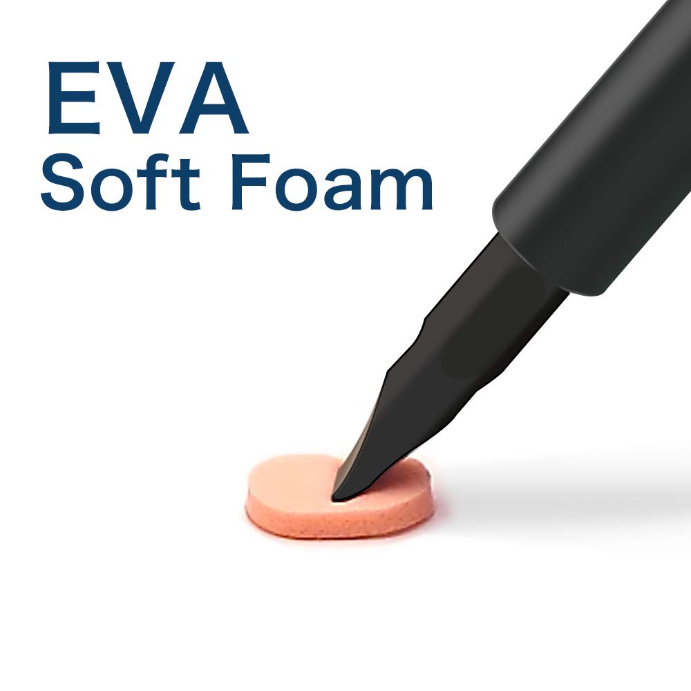 20 Pairs Soft Foam Nose Pads for Glasses - Anti-Slip Self-Adhesive Eyeglass Nose Pads (Black, 1.5mm) - Comfortable Replacement Pads for Reading, Computer & Sunglasses - Perfect for All-Day Wear at Work or Outdoor Activities