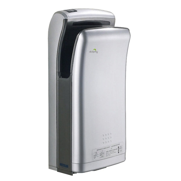 Dolphy Peak Jet Hand Dryer 1800W - High Speed Commercial Hand Dryer in Grey or White - Perfect for Restaurants, Hospitals, and Public Restrooms