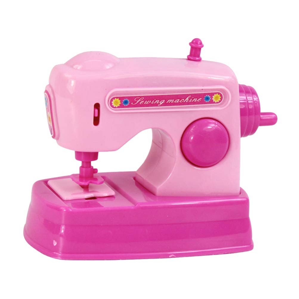 Balacoo Kids Sewing Machine Toy - Portable Mini Sewing Kit for Children Ages 6-12, Pink (Battery Not Included) - Perfect for DIY Crafts, Costume Making & Beginner Sewing Projects