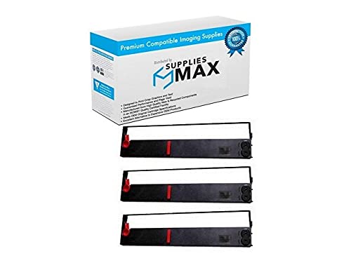 Compatible Replacement Ribbon Cartridge for Wincor Nixdorf DR-206 POS Printer - Black (3-Pack) - Ideal for Retail Stores, Restaurants & Banking Receipt Printing