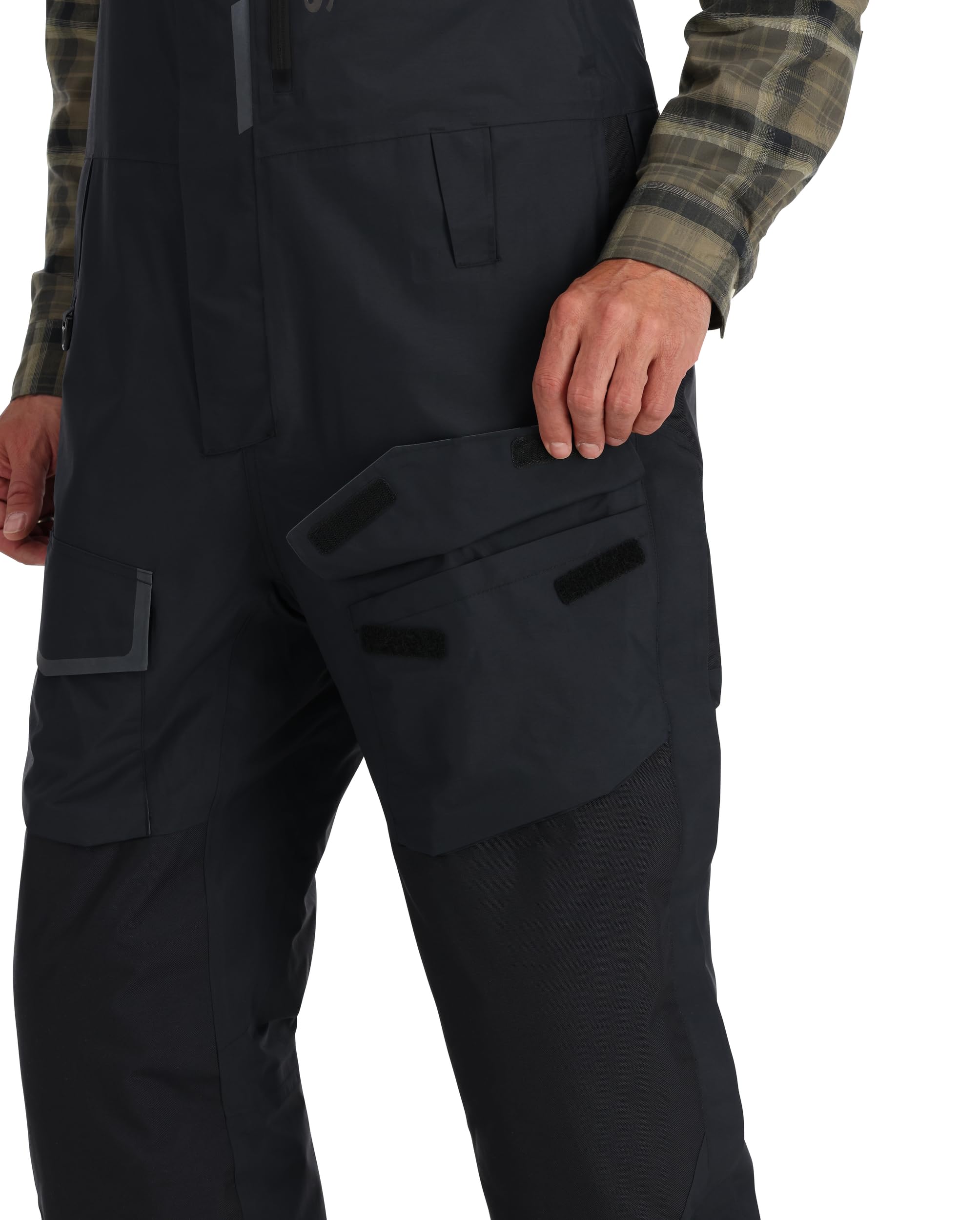 Simms Fishing Products Men's Challenger Insulated Bib - Waterproof Winter Fishing Overalls for Cold Weather - Ideal for Ice Fishing, Wading & Outdoor Adventures