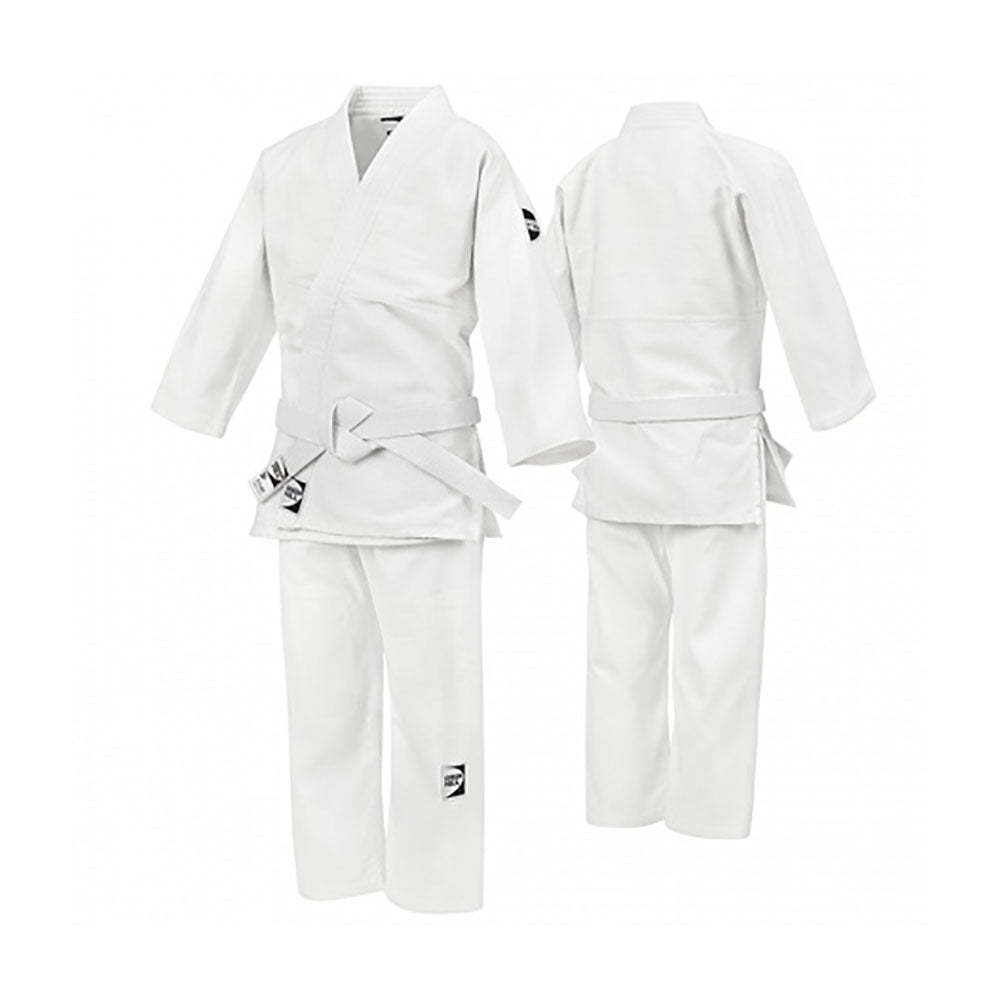 Premium White Judo Gi for Kids - Green Hill Junior Judo Suit - Lightweight & Durable Martial Arts Uniform for Training & Competitions