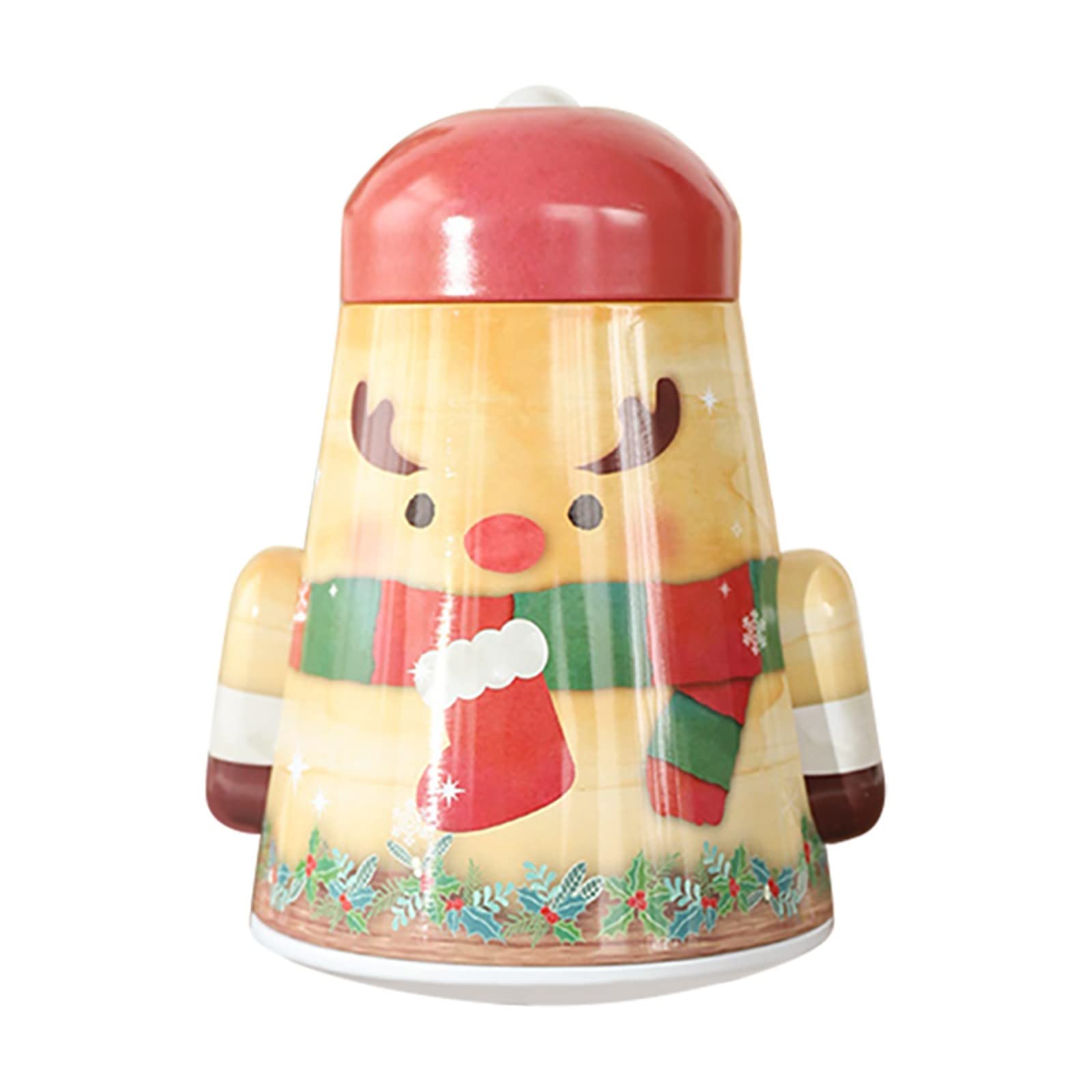 Kids Christmas Tin Box for Candy & Biscuits - Holiday Storage & Gift Decor