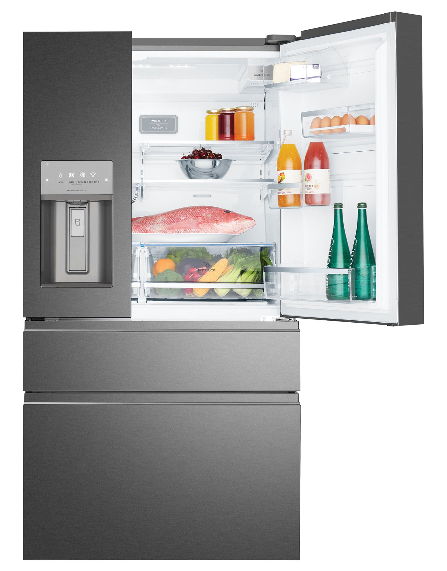 Electrolux 609L French Door Refrigerator EHE6899BA - Energy Efficient Stainless Steel Fridge for Modern Kitchens & Large Families