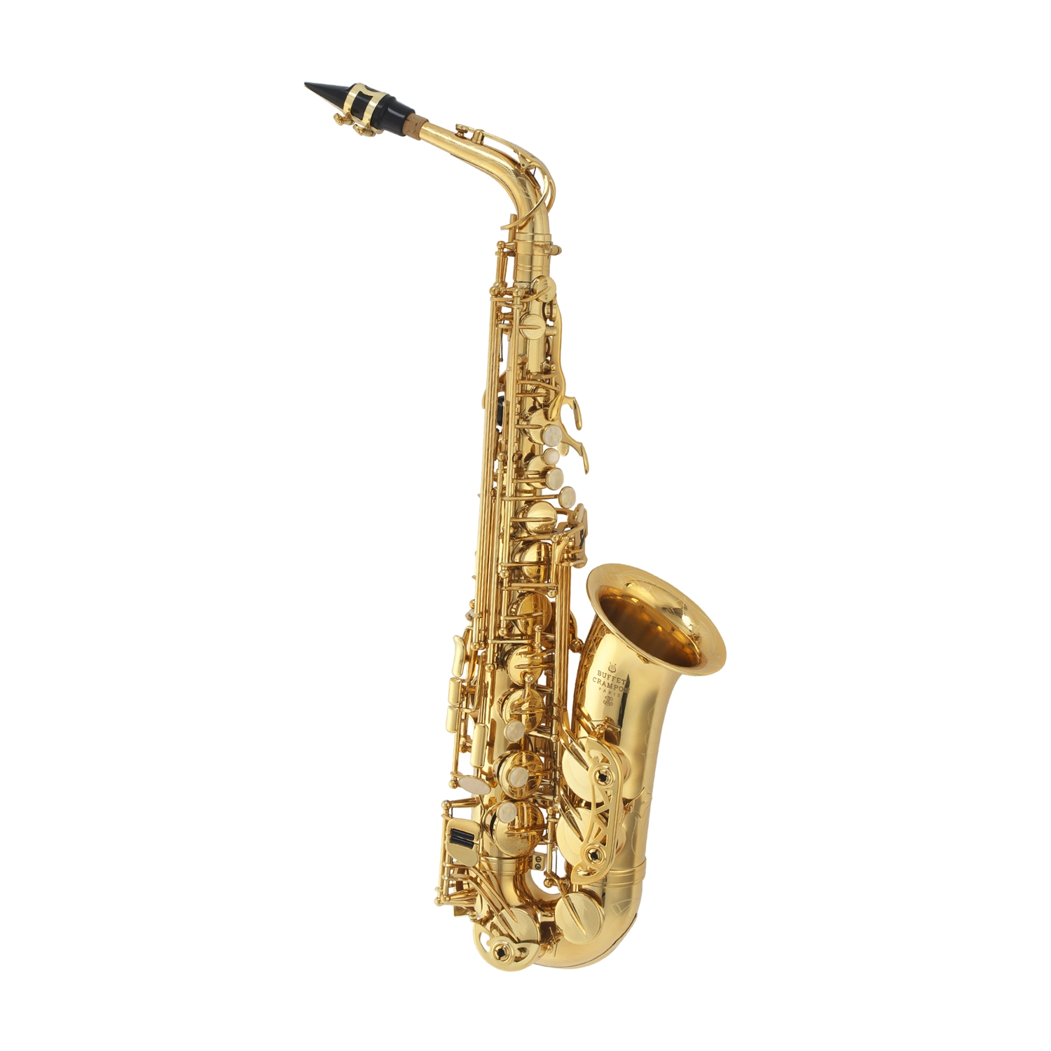 Buffet Crampon 400 Series Professional Alto Saxophone - Gold Lacquer Finish | Perfect for Jazz, Concert & Marching Band Performances