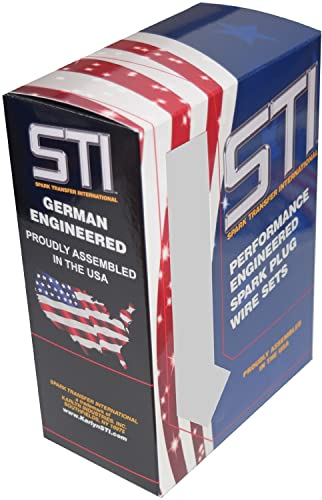 Karlyn/Sti 417 High Performance Ignition Wire Set - Compatible with Multiple Car Models - Durable Spark Plug Wires for Enhanced Engine Performance - Ideal for Racing, Off-Road & Daily Driving
