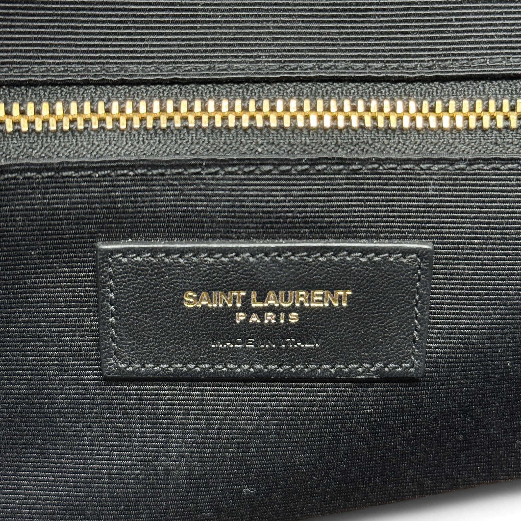 Saint Laurent Beige Large Envelope Bag - Luxury Leather Shoulder Handbag for Women | Perfect for Work, Travel & Evening Events