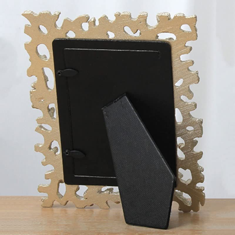 Mediterranean Style Coral Shell Resin Photo Frame - Creative Conch Album, Multifunctional Desktop Decor for Home & Office | Perfect for Wall Display, Wedding Gifts & Beach House Decorations
