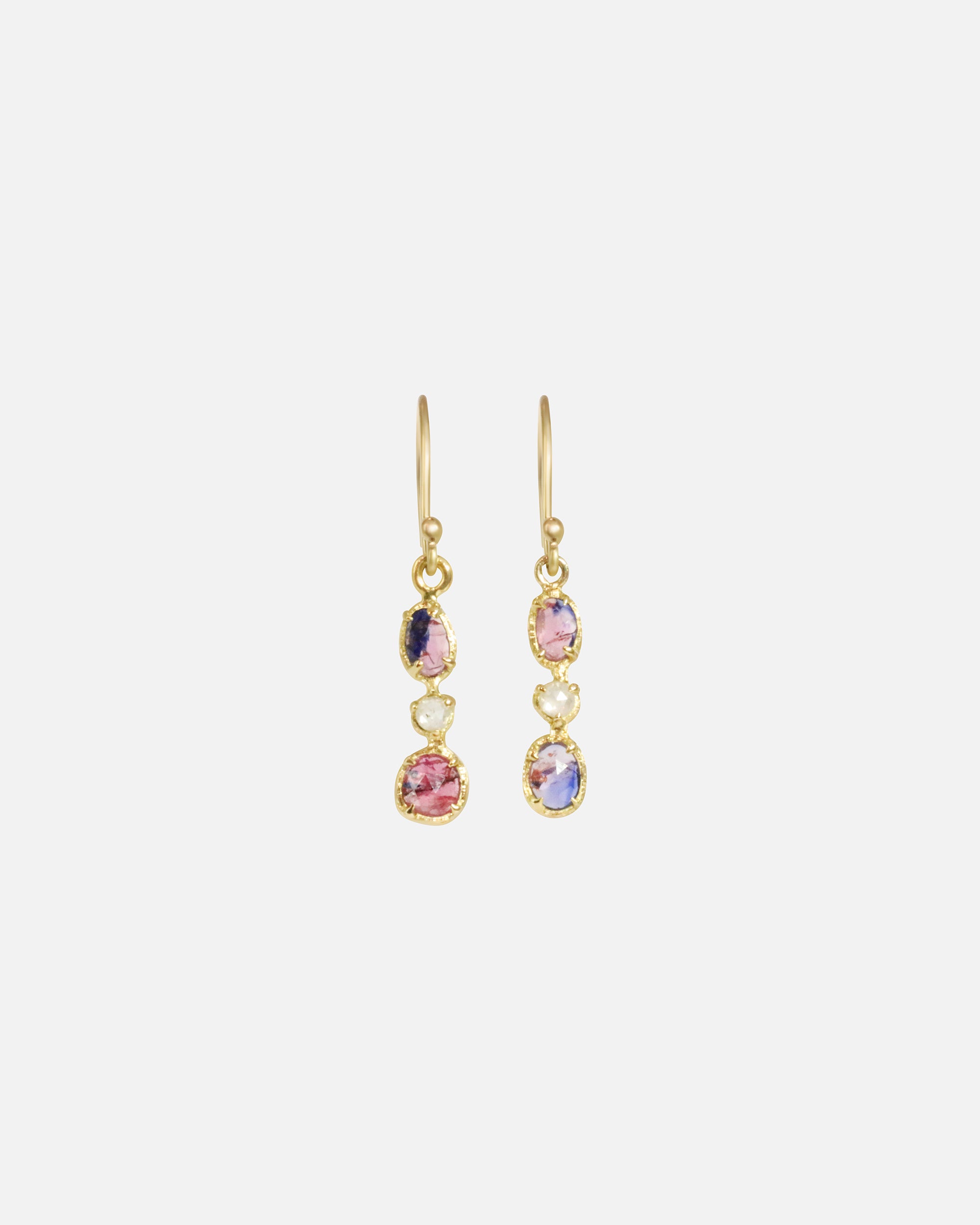 Exquisite Silk & Winza Sapphire Earrings – Handmade Sterling Silver Jewelry for Women | Elegant Gift for Weddings, Parties & Special Occasions