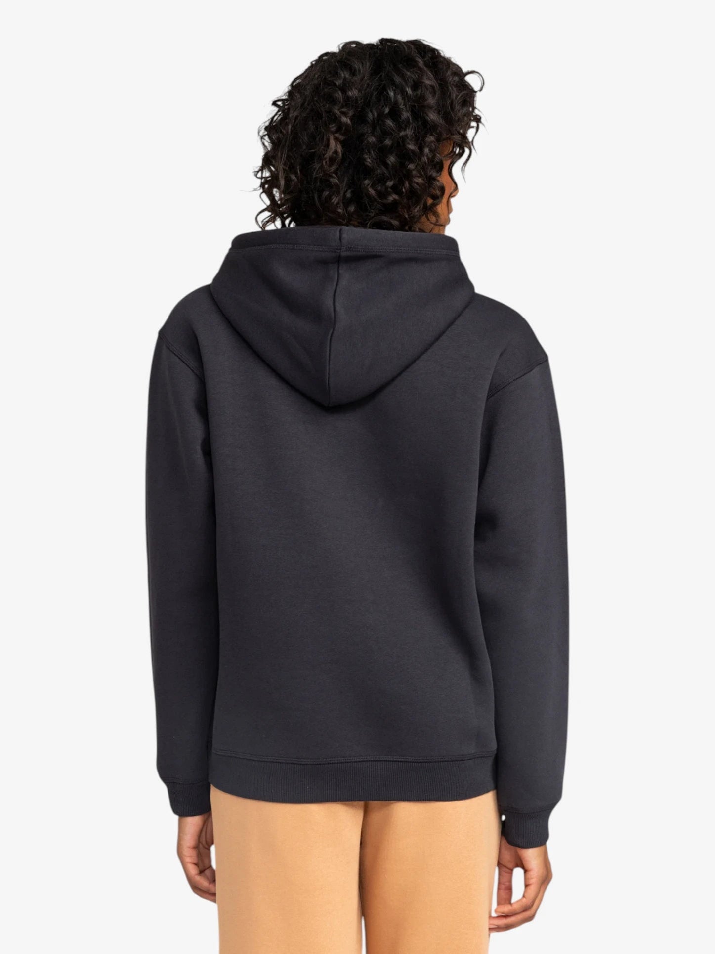 Roxy Surf Stoked Black Hoodie for Women - Cozy Fleece Pullover for Surfing, Beach & Casual Wear