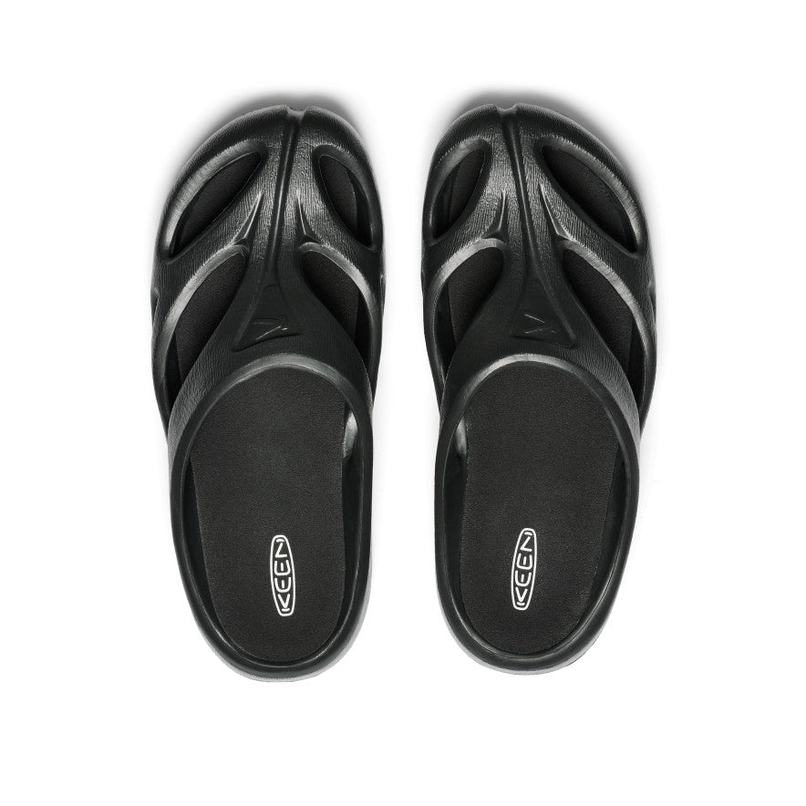 Men's Shanti Clog Sandals - Comfortable Slip-On Shoes for Men in Black/Dawn Blue | Perfect for Casual Wear, Beach, Garden & Home Use
