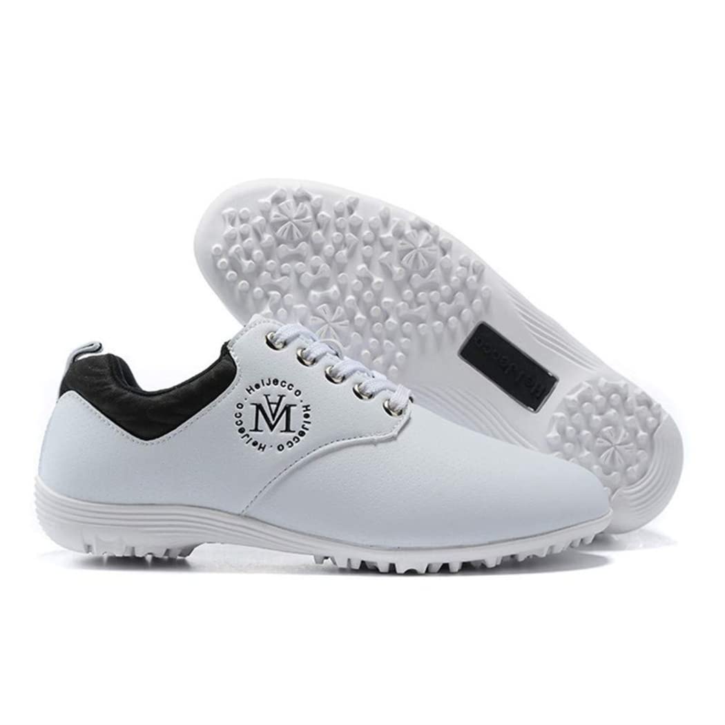 **Waterproof Women's Golf Shoes - Anti-Slip Outdoor Sneakers for Ladies & Boys | White Size 37 EU | Perfect for Golfing, Walking & Training**