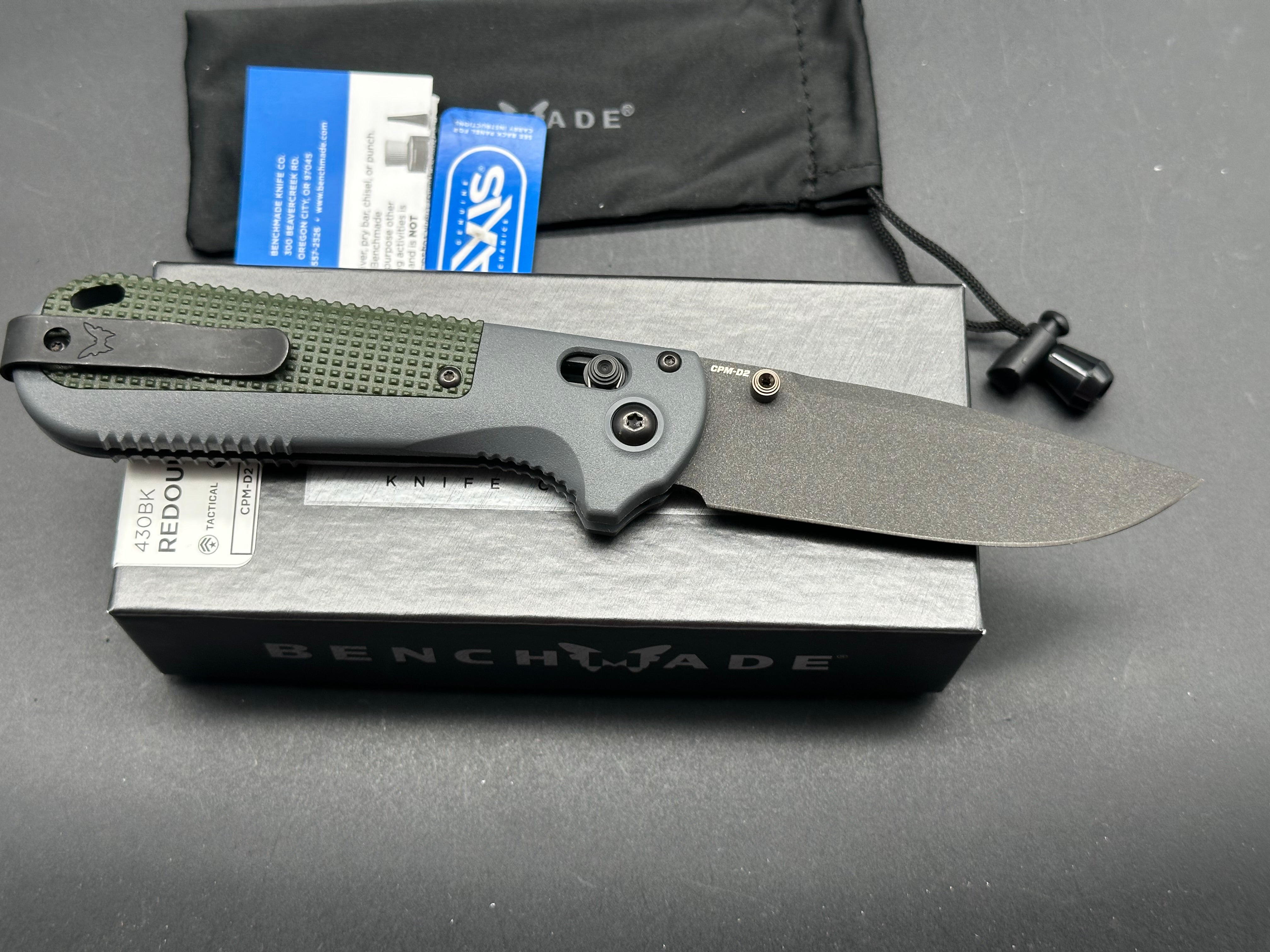 Benchmade Redoubt Folding Knife - 3.55