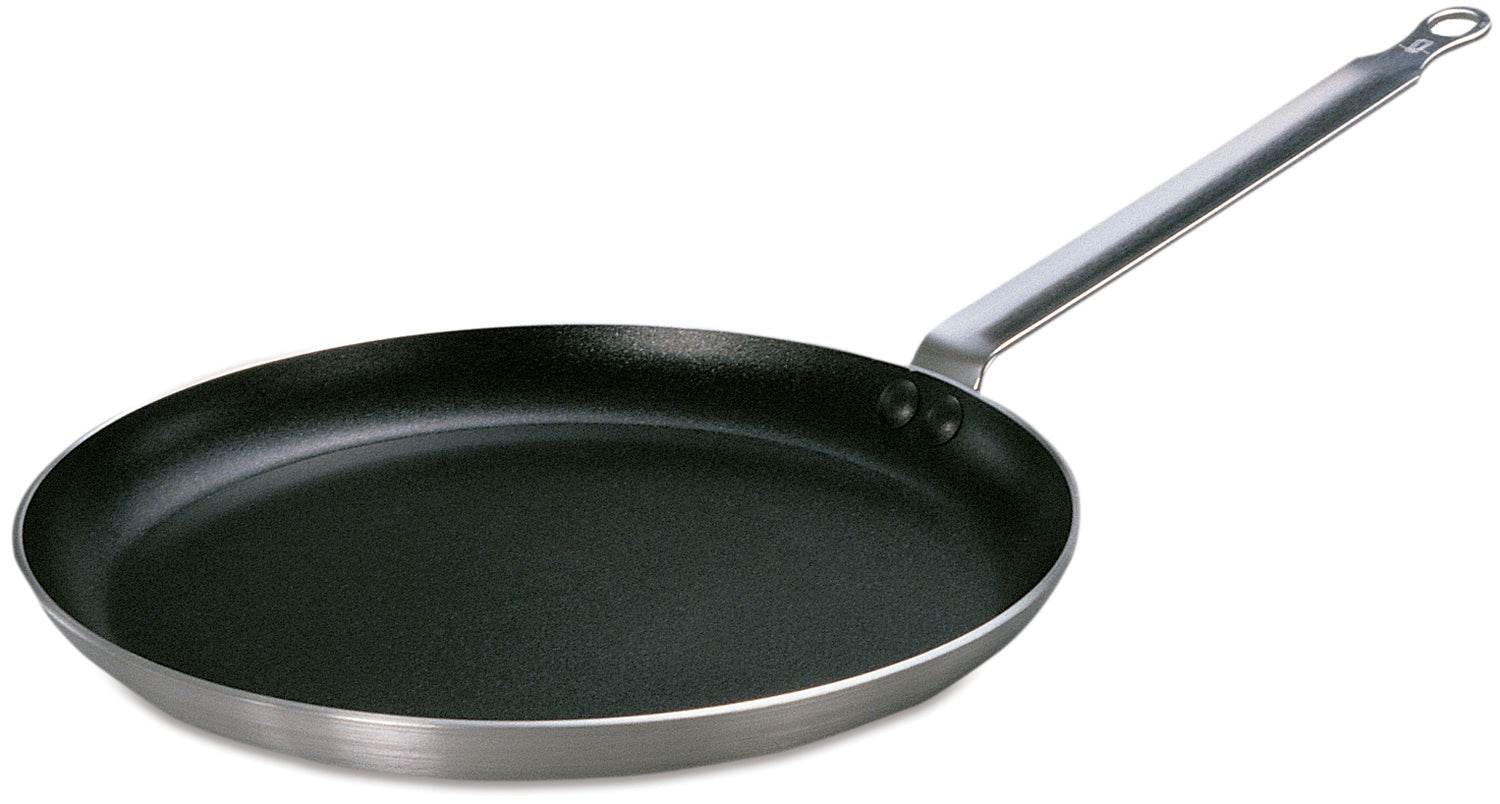9.8 Inch Nonstick Crepe Pan - Professional French Pancake Maker for Breakfast, Desserts & Brunch - Perfect for Crepes, Tortillas & Omelets