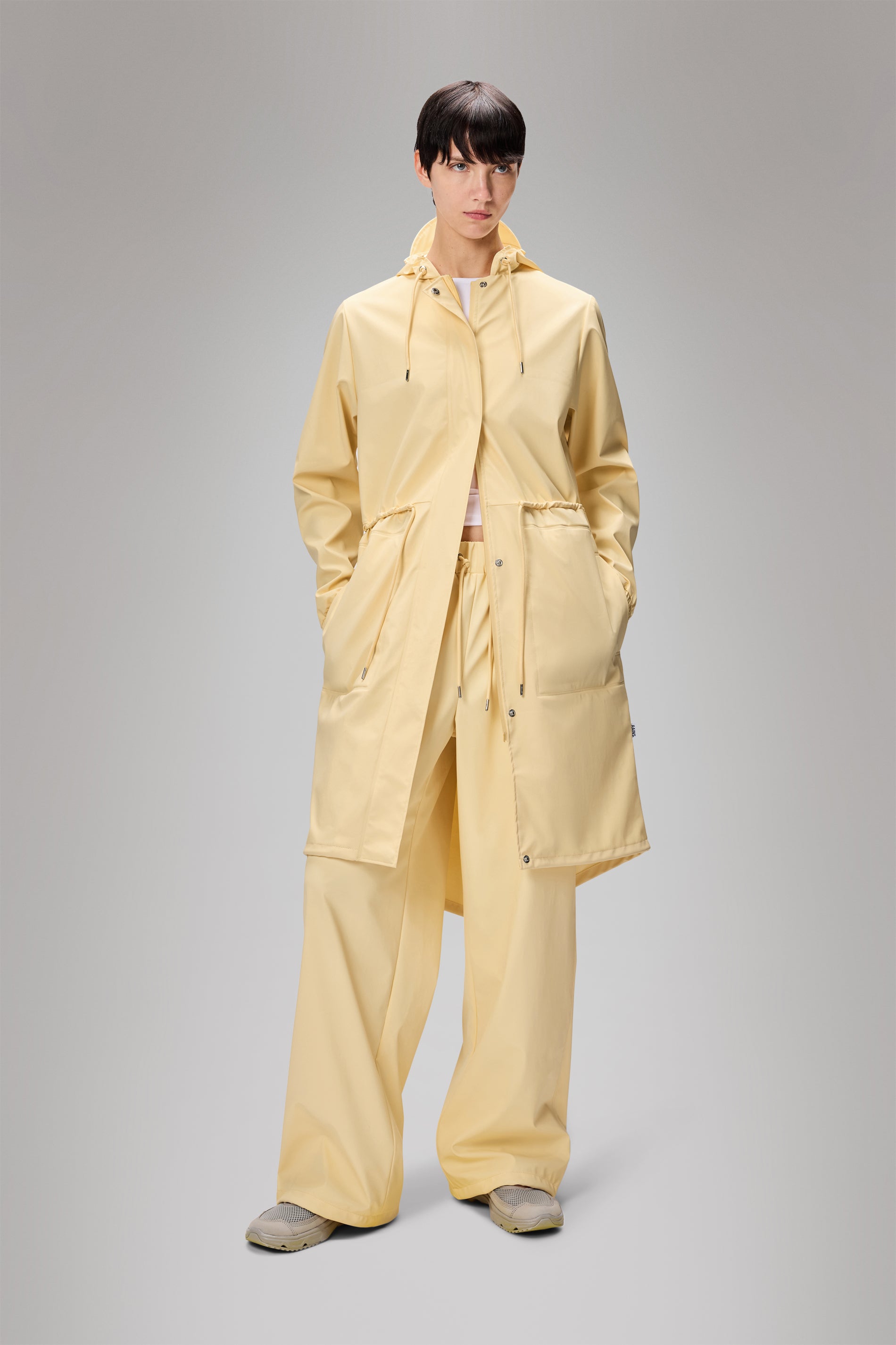 Lightweight Waterproof String Parka Jacket for Men & Women - Windproof Raincoat for Outdoor Hiking, Camping & Daily Wear