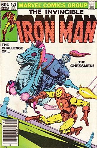 Iron Man #163 (1st Series Newsstand Edition) FN - Marvel Comic Book by Denny O’Neil | Collectible Superhero Comics for Fans & Investors
