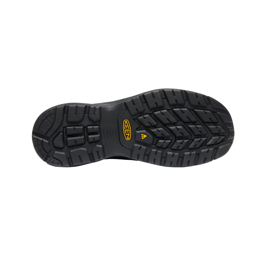 Sparta 2 Men's Aluminum Toe Work Boots - Black/Black | Durable Safety Shoes for Construction, Warehouse & Outdoor Work