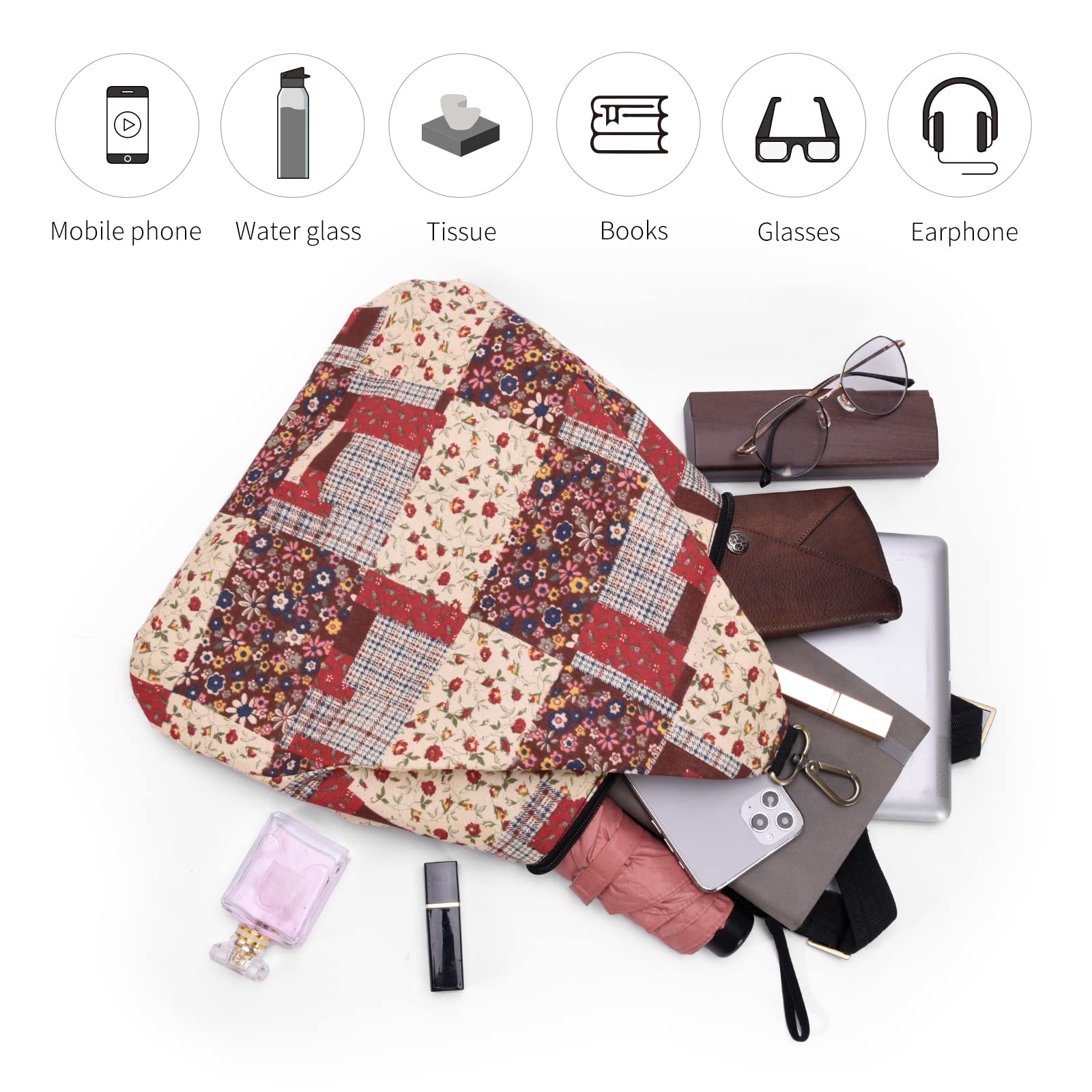 Black Butterfly Premium Backpack for Women - Stylish Bohemian Fashion Daypack, Small Casual Purse Backpack (26-inch, Red) | Perfect for Travel, Work, College & Everyday Use