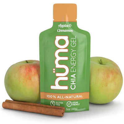 Huma Energy Gels - Natural Fruit-Flavored Sports Nutrition for Runners, Cyclists & Athletes - Boost Endurance & Performance During Workouts & Races