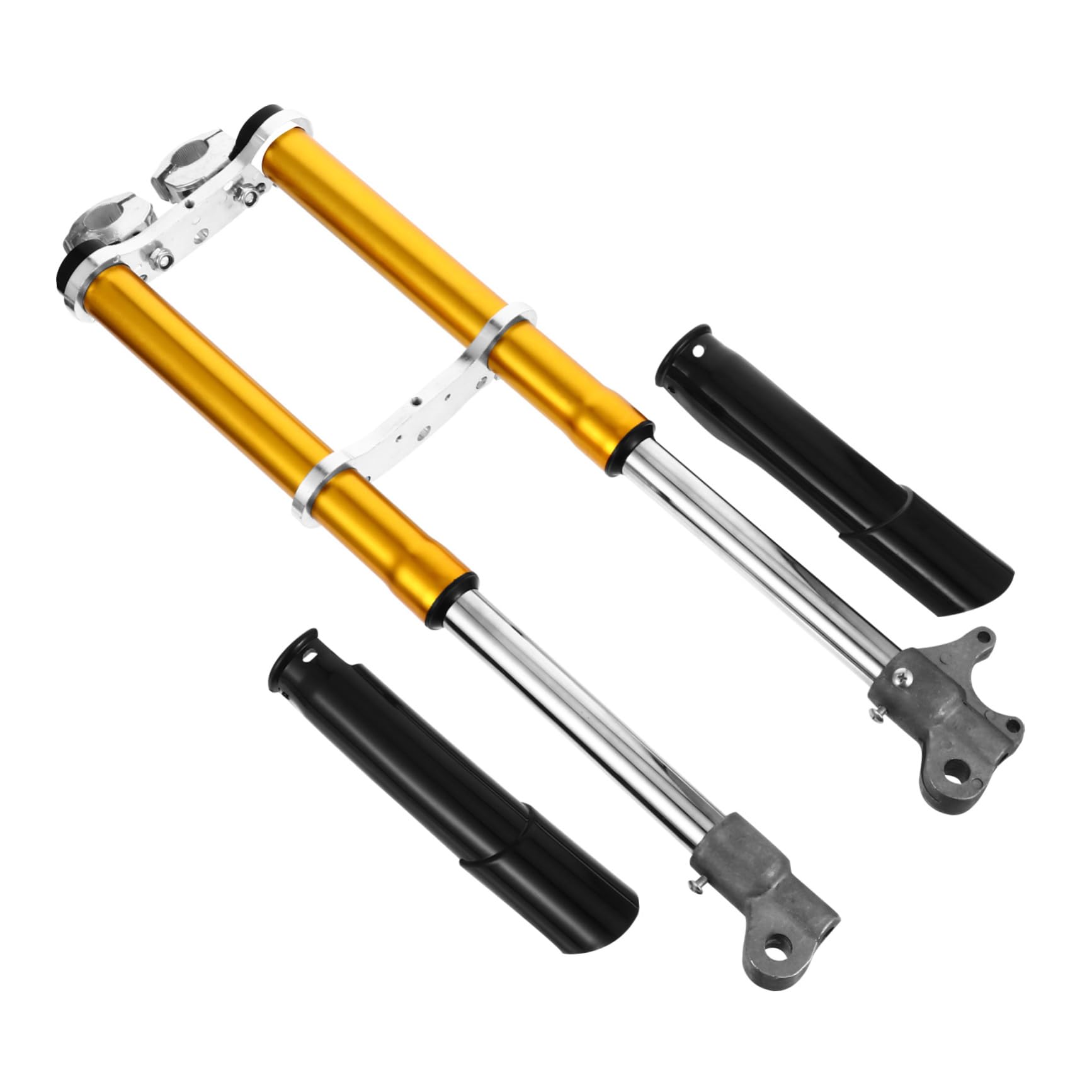 **PartyKindom Front Forks with Shock-Absorption Design - Safe & Easy to Install Mini Bike Suspension for Kids & Adults - Perfect for Off-Road, Backyard, and Trail Riding**