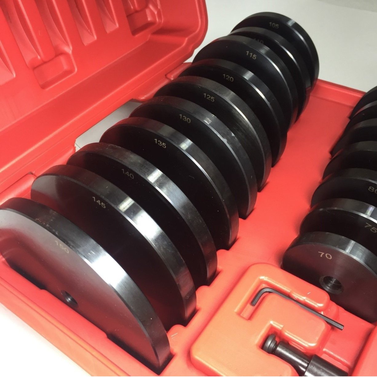 19-Piece Jumbo Large Bearing Bushing Seal Disc Driver Tool Set (2-3/4