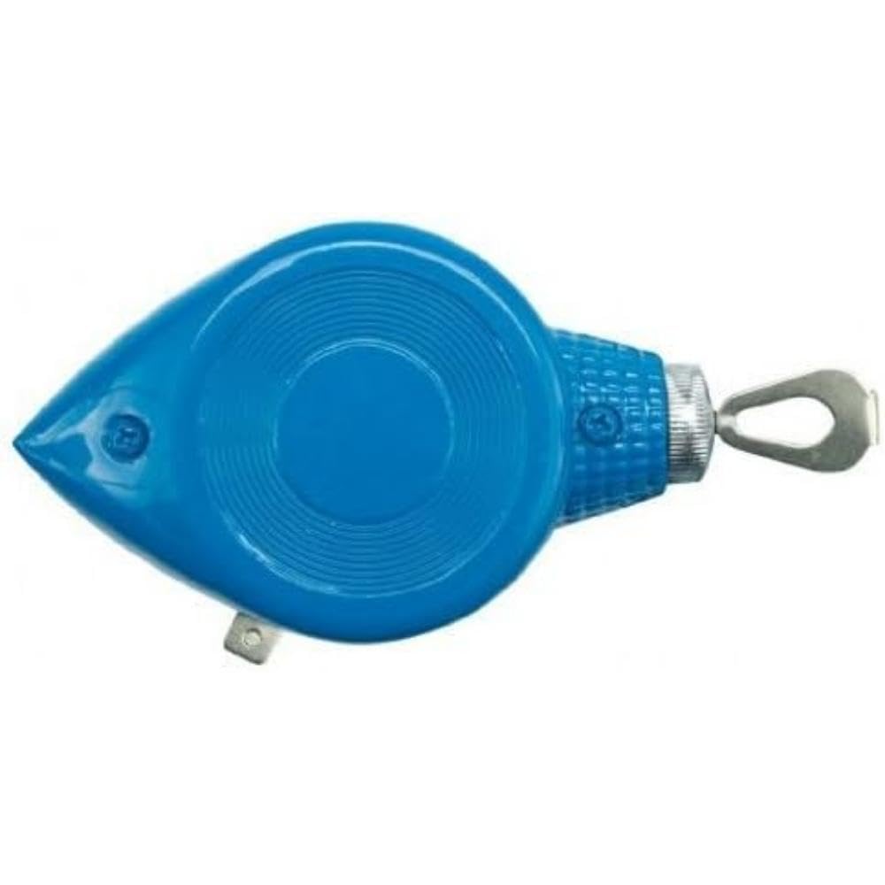 Professional 17501 Chalk Line Reel with Durable Aluminum Case - 15m/50ft Measuring Tool for Construction, Carpentry & DIY Projects