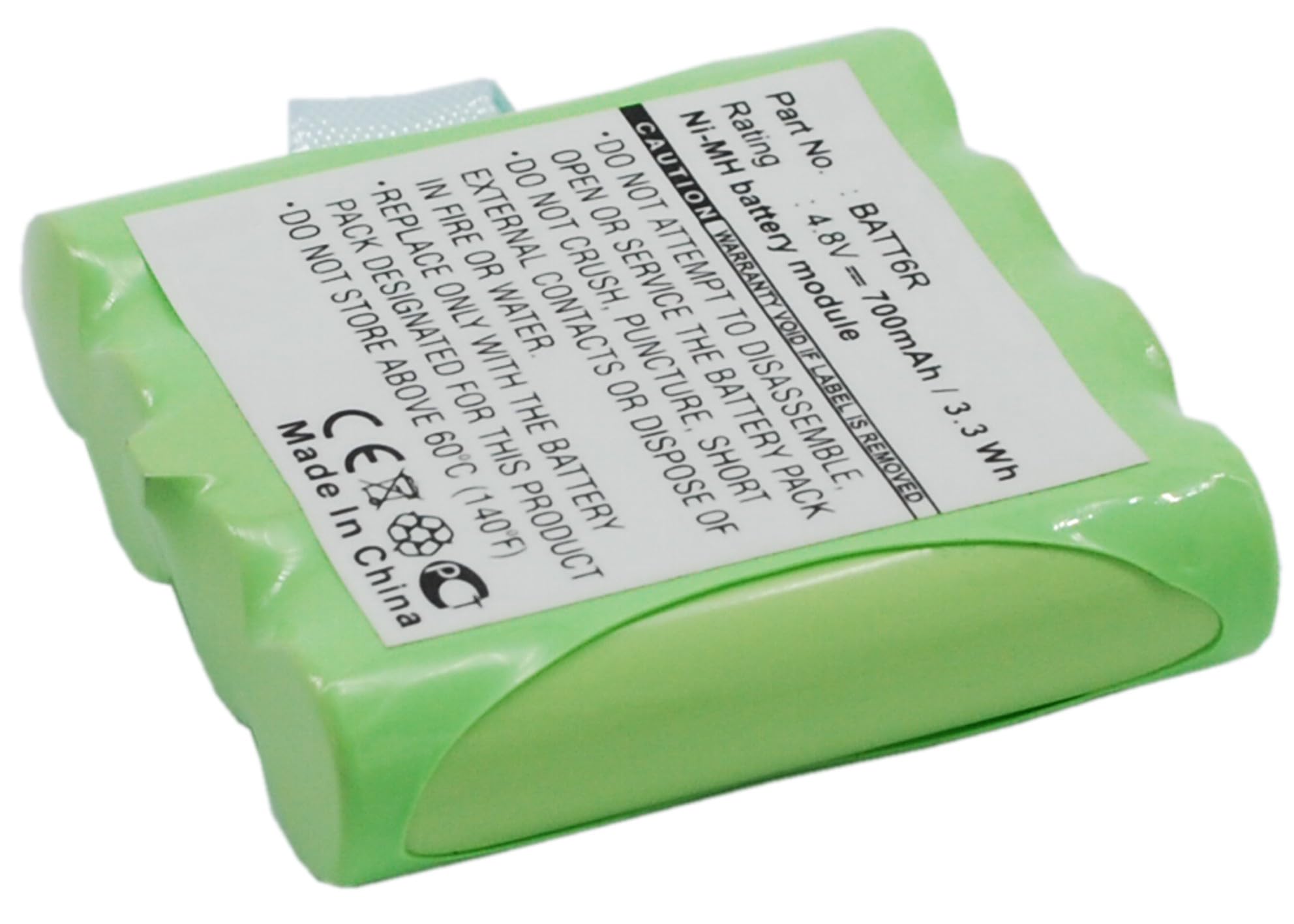 Empire 2-Way Radio Rechargeable Battery - Ni-MH 4.5V 700mAh High Capacity Replacement for Midland LXT380VP3 & BATT6R - Perfect for Outdoor Adventures, Construction Sites, and Emergency Communication