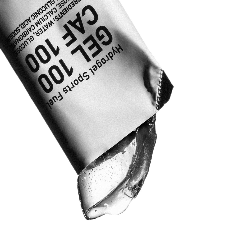 Hydrogel Sports Fuel Gel with 100mg Caffeine - Energy Boost for Running, Cycling & Workouts