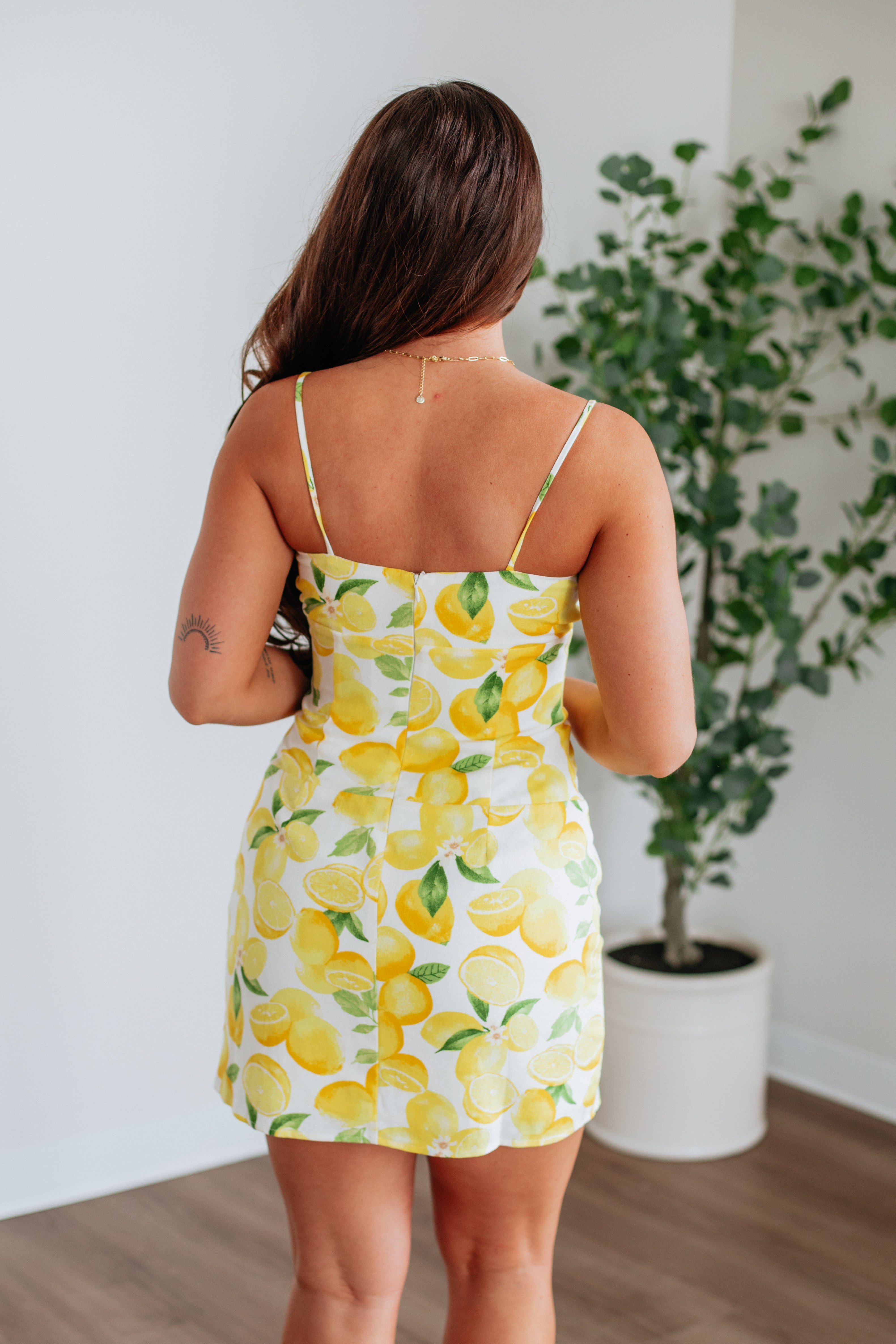 Lemon Drop Darling Dress - Flowy Summer Dress for Women, Casual Boho Chic Style, Perfect for Beach, Vacation, and Date Nights